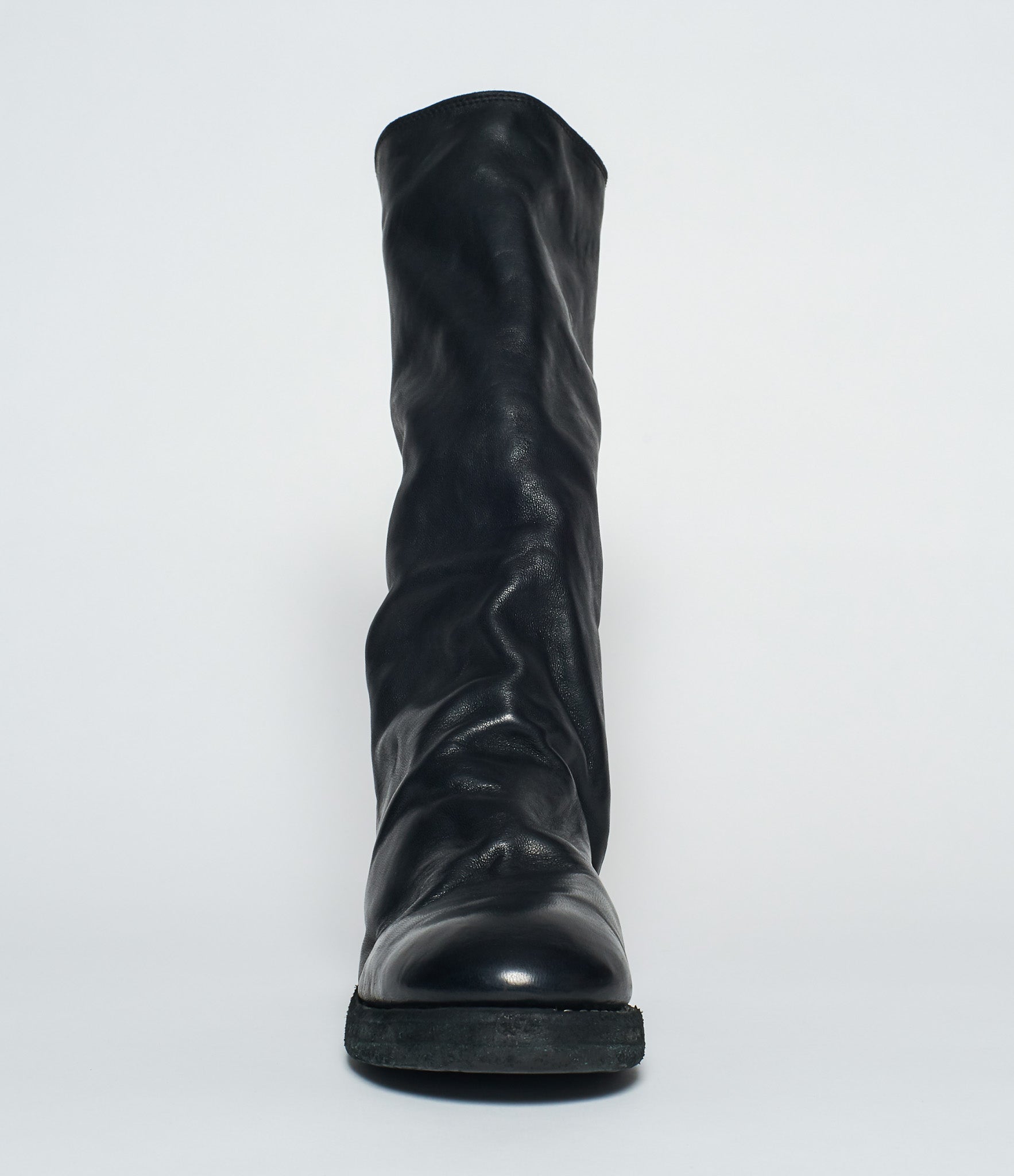 Guidi 789Z Black Soft Horse Full Grain Back Zip Tall Boots