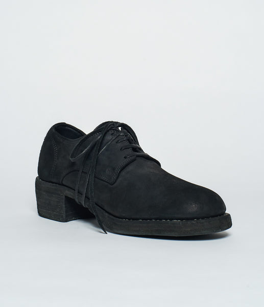 Guidi 792Z Black Cordovan Contrario Stacked Derby