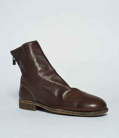 Guidi 986 Brown Horse Full Grain Back Zip Boots