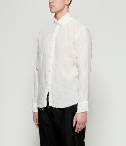 Elena Dawson White Cotton Light Shirt