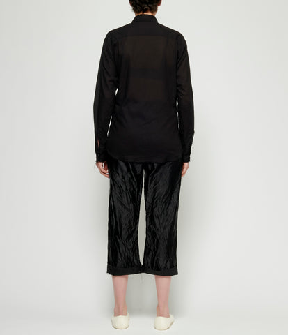 Elena Dawson Black Cotton Light Shirt