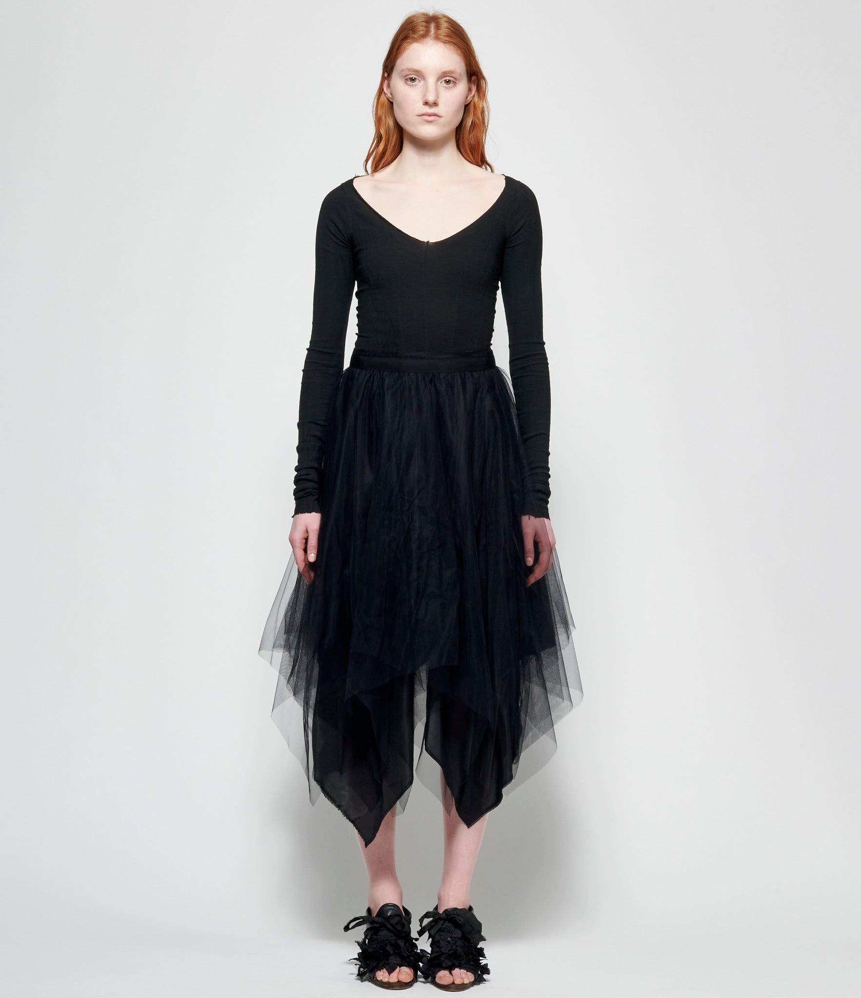 Marc Le Bihan Black 3 Layer Tulle Skirt