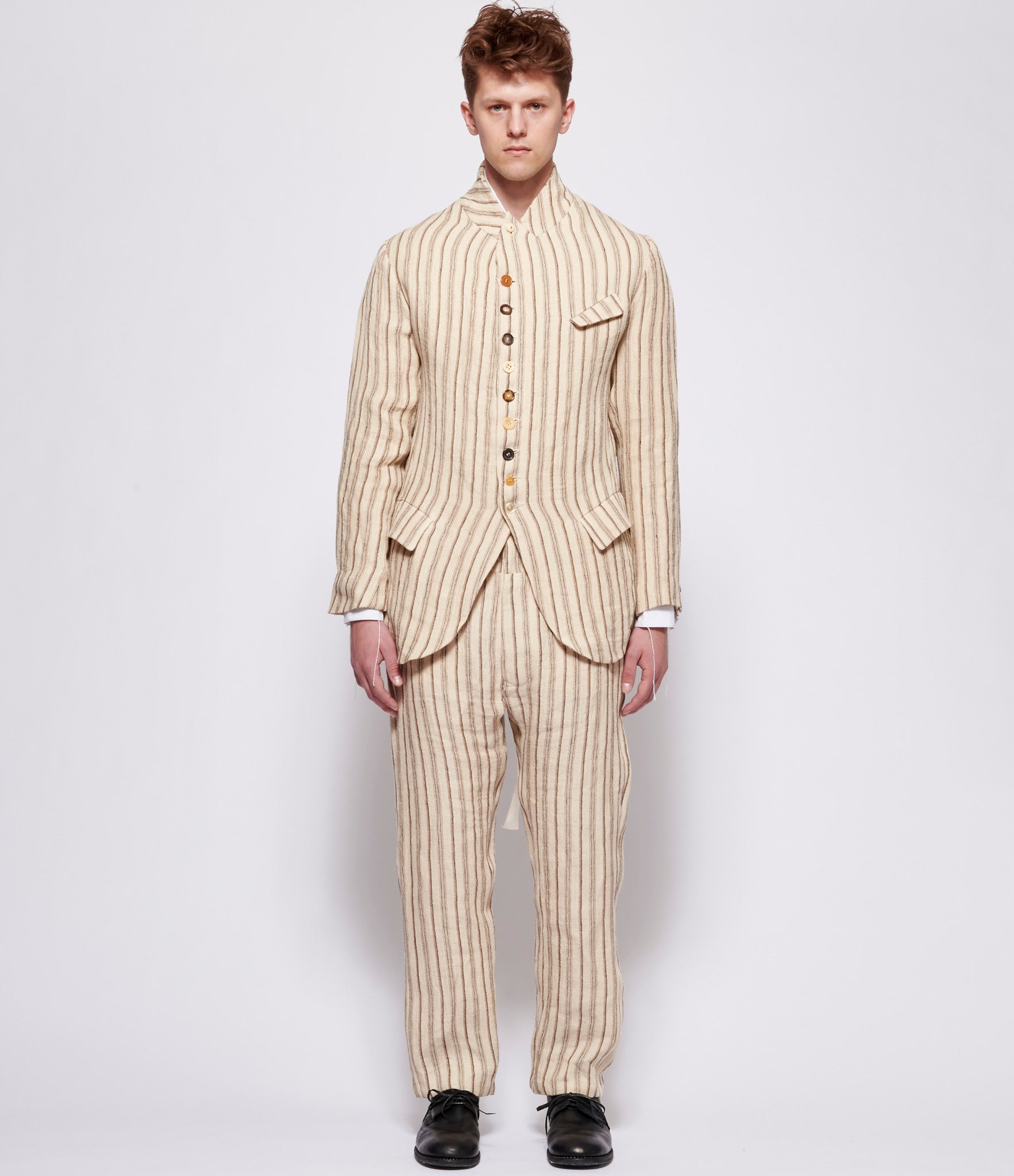 Archivio J.M. Ribot Light Stripes Ten Buttons Blazer