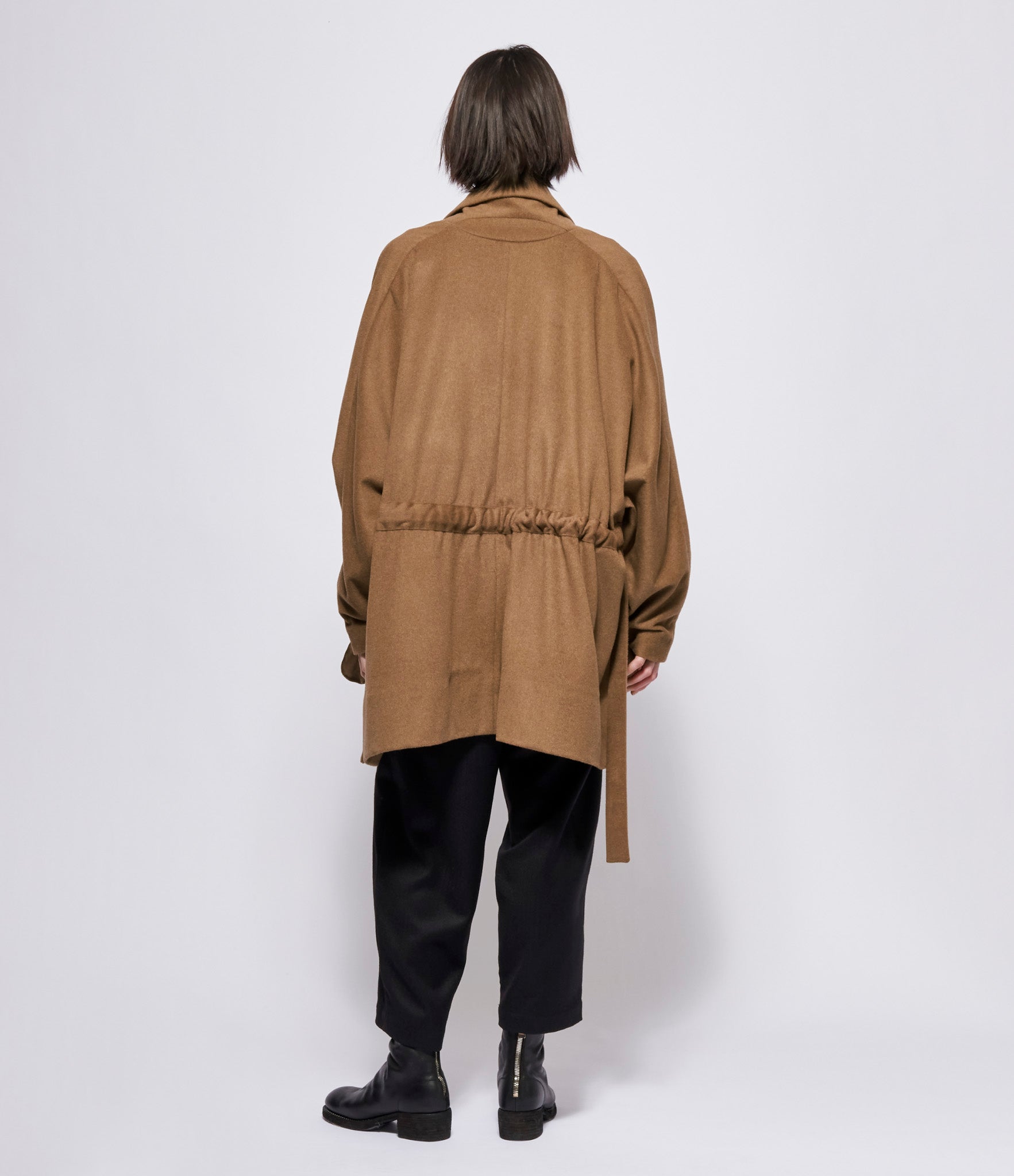 Replika Camel Wool Cashmere Coat