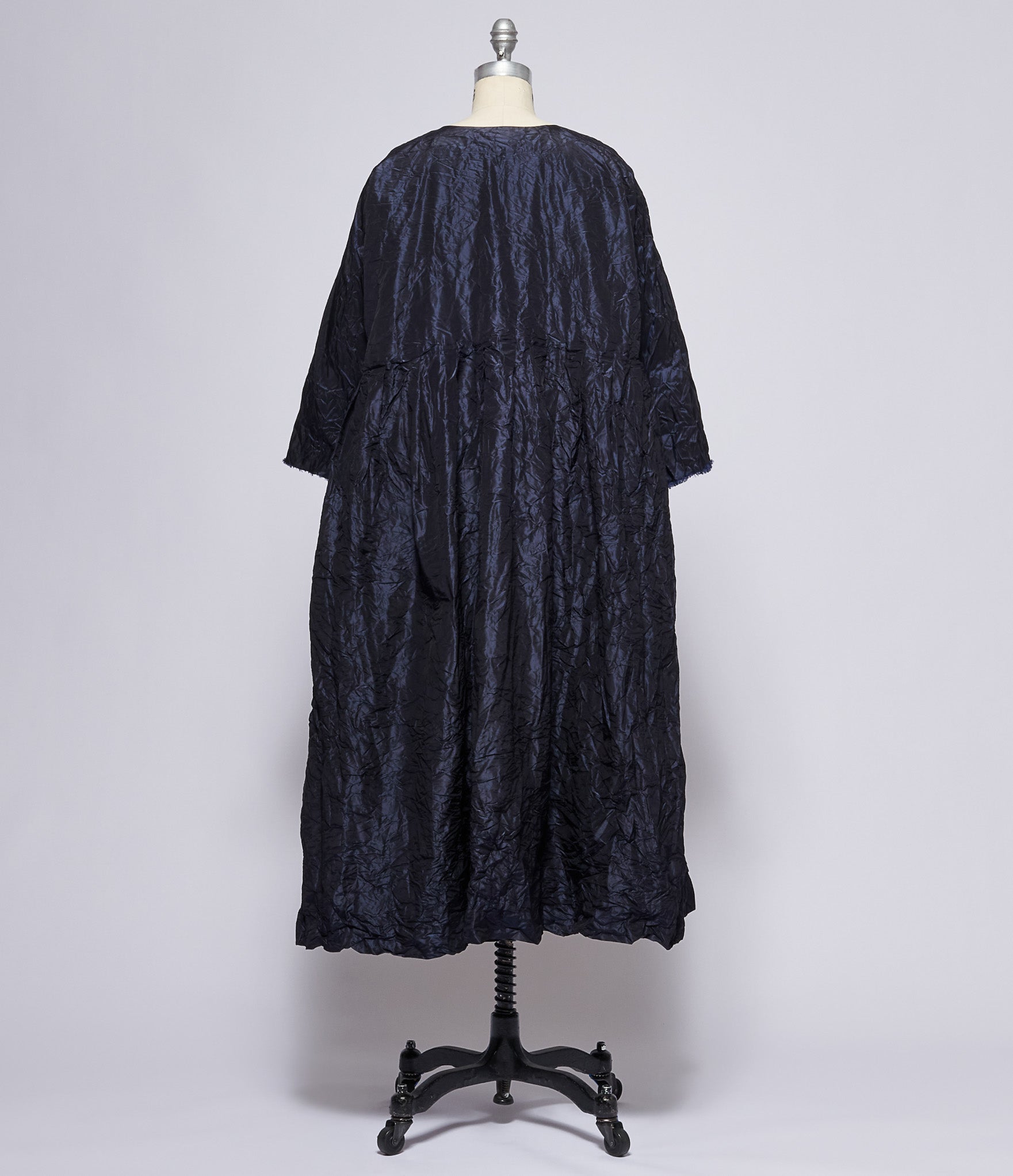 Daniela Gregis Abito Dress Operaio Jeroni Lavato Nero Blu Notte