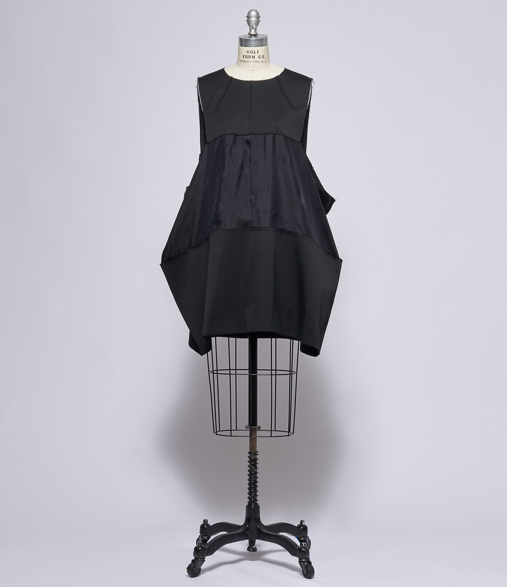 MM6 Maison Margiela Embossed Paneled Mini Dress
