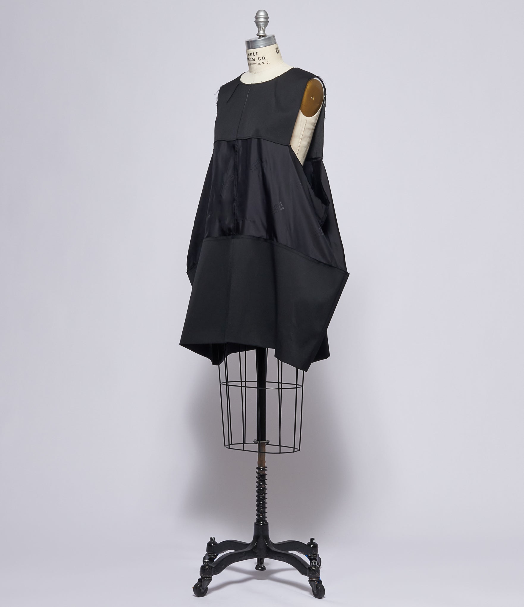 MM6 Maison Margiela Embossed Paneled Mini Dress