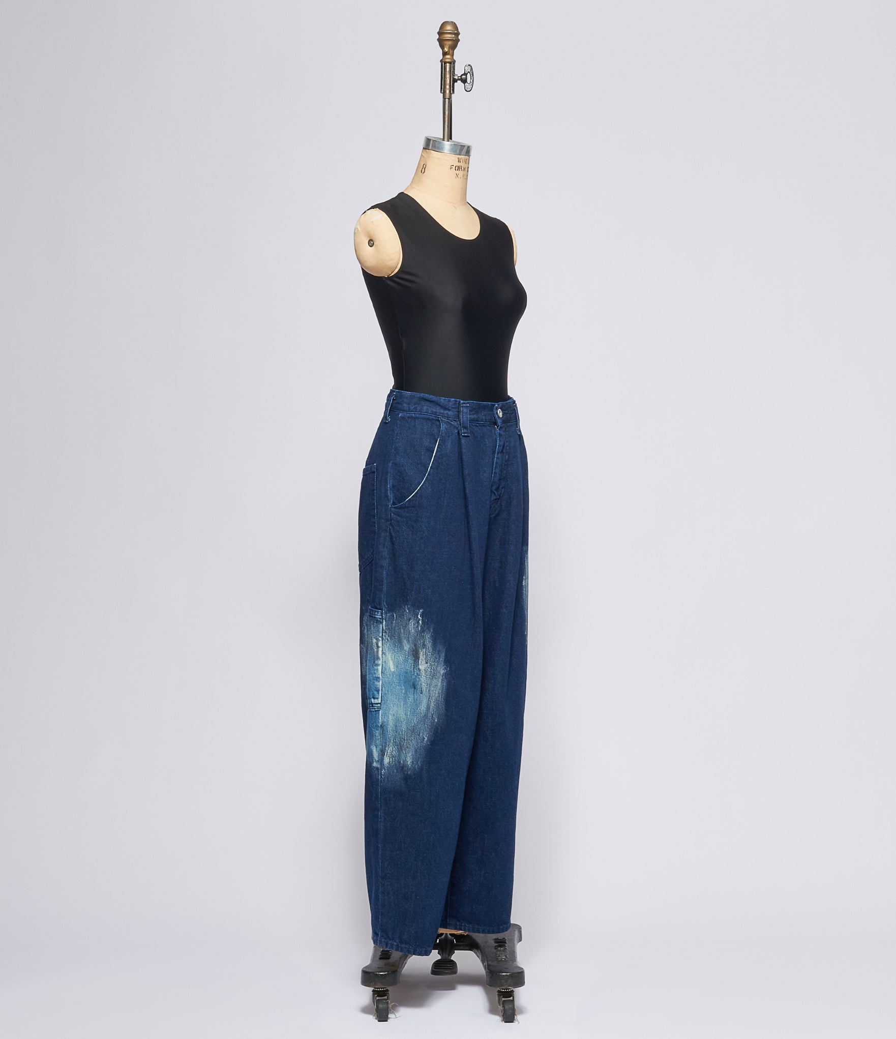 Y's U Single Tuck Wide Pants