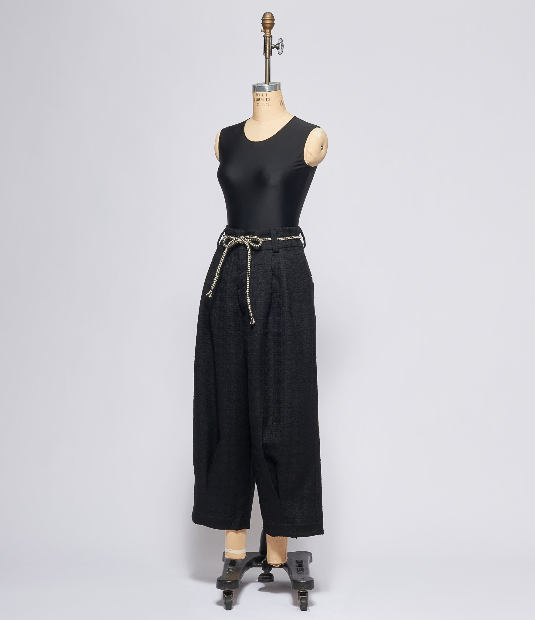 A Tentative Atelier Black Gordana Trousers