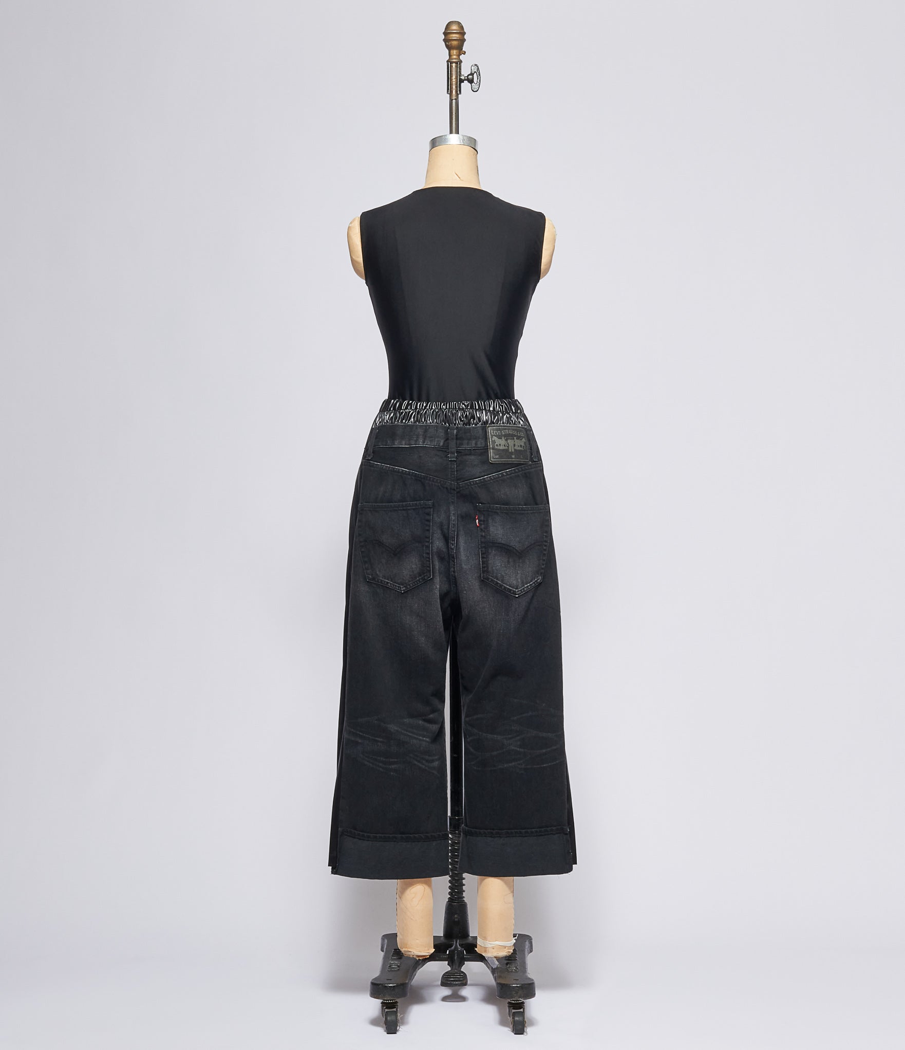 Junya Watanabe Iridescent Pleated Denim Pants