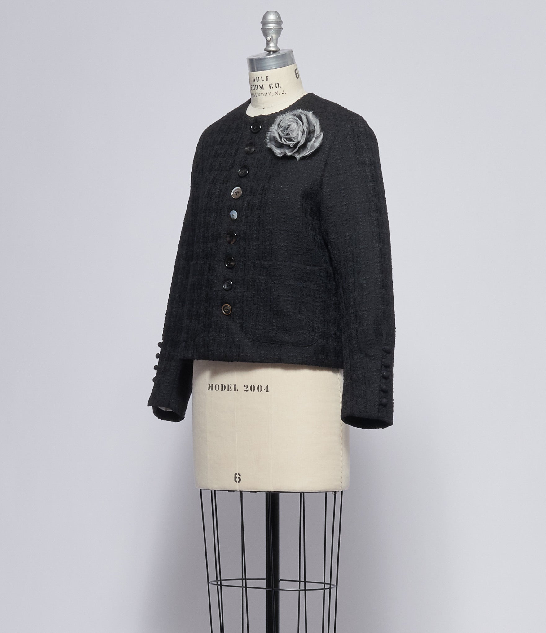A Tentative Atelier Black Marga R. Jacket