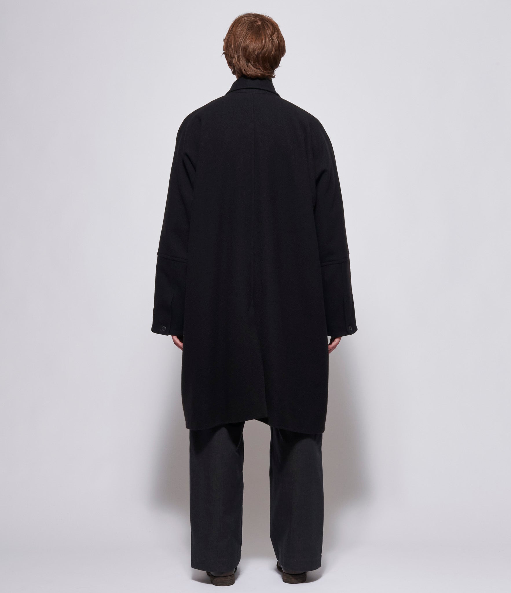 Jan Jan Van Essche #27 Coat Pitch Black Yak Wool