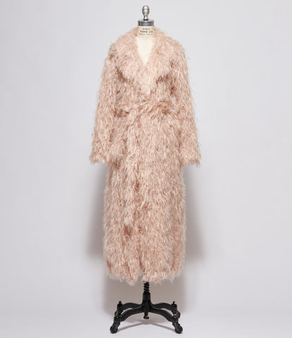 Dries Van Noten Light Pink Rolana Tris Coat