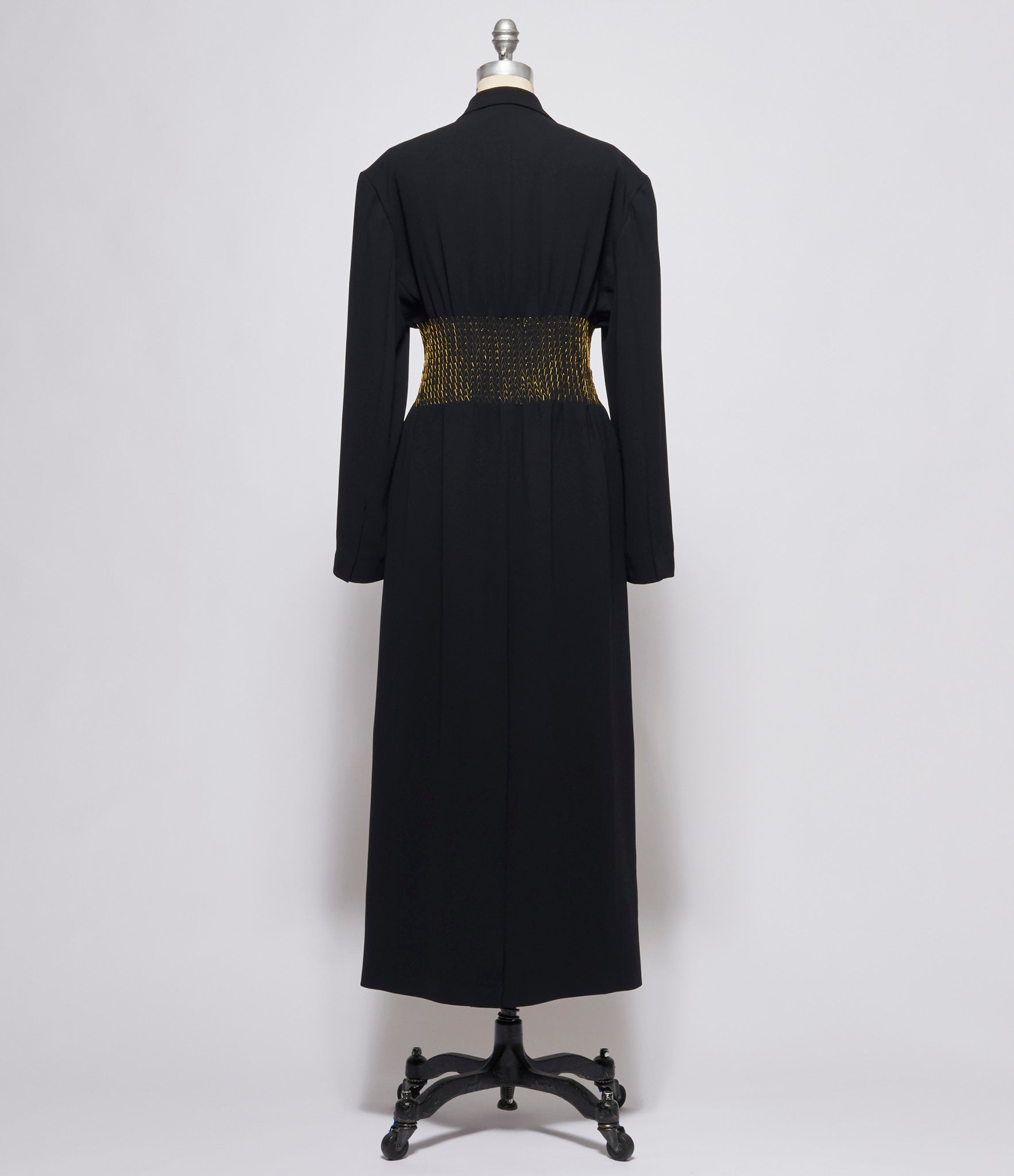 Dries Van Noten Black Blush Long EMB Jacket