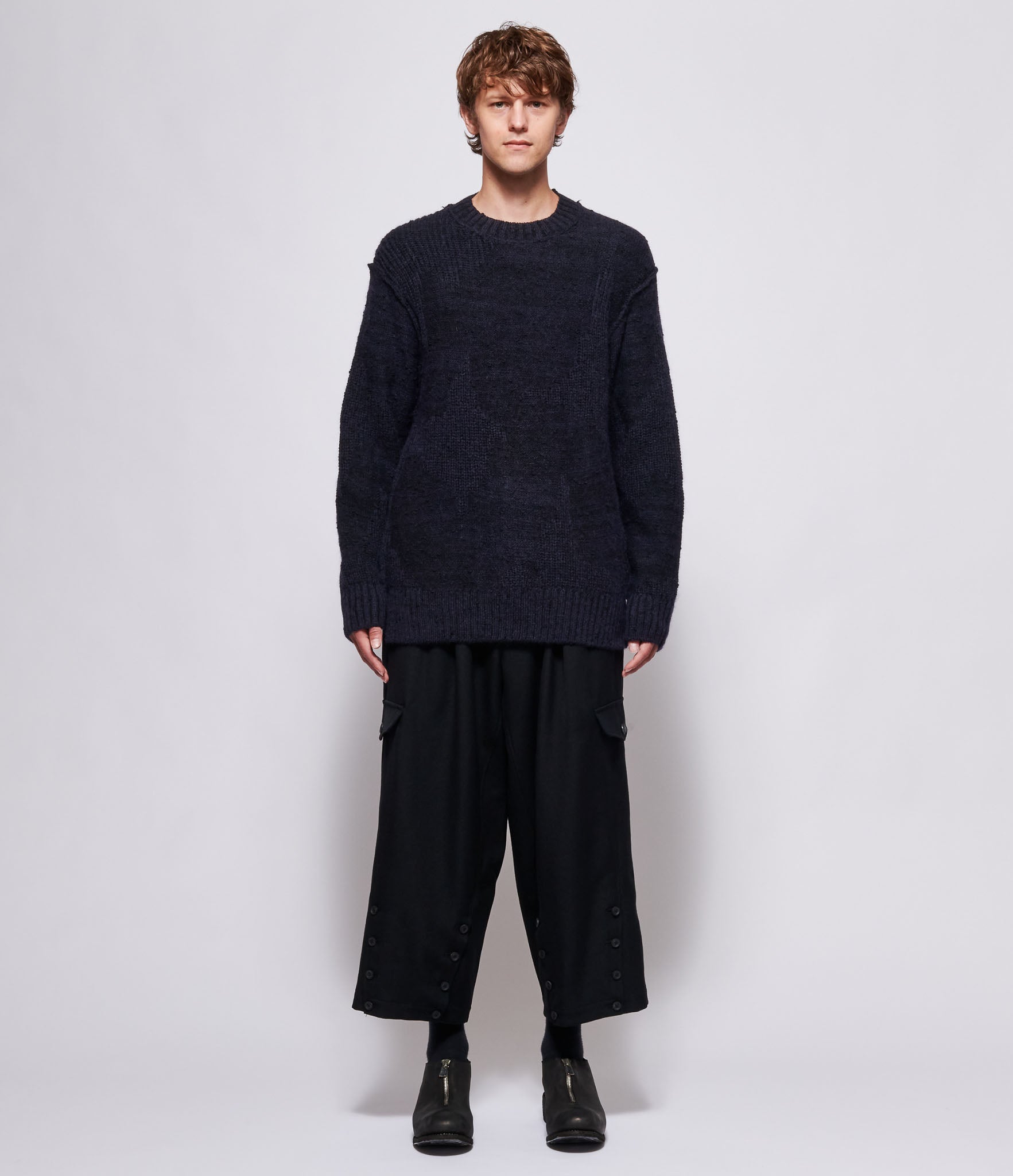 Yohji Yamamoto Pour Homme Round Neck Long Sleeve – IfSohoNewYork