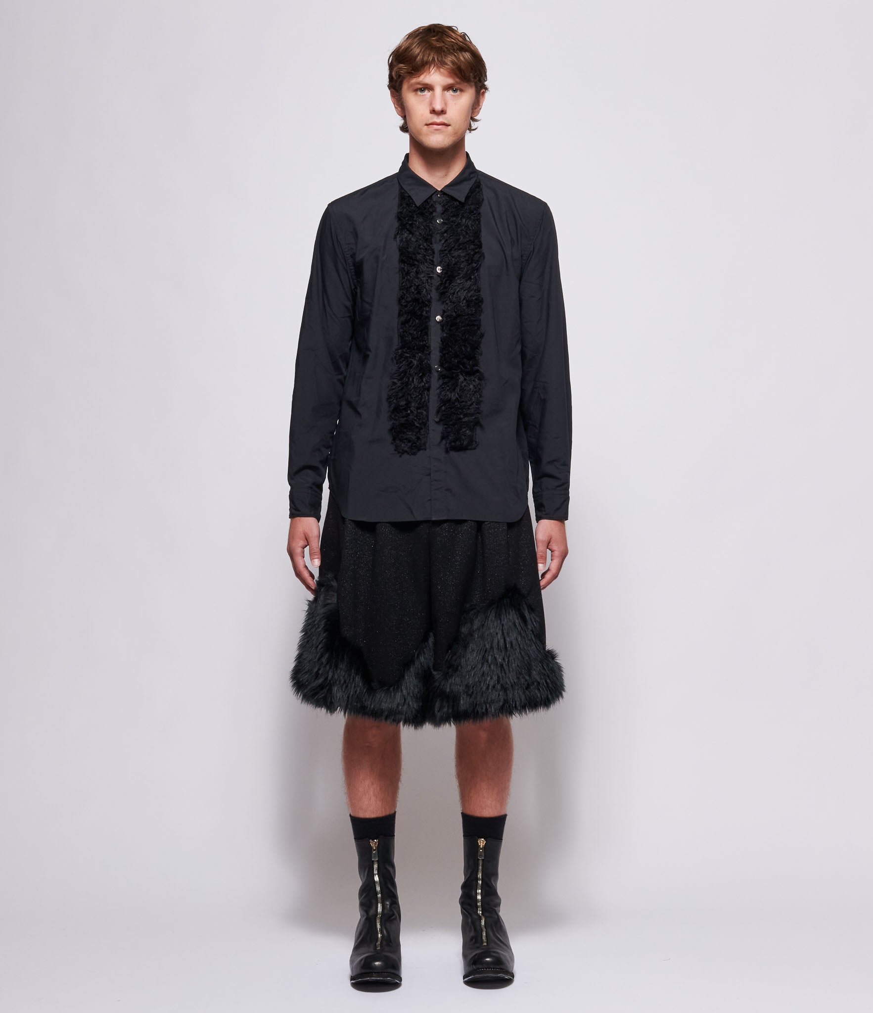 Comme Des Garcons Homme Plus Faux Fur Panel Shirt – IfSohoNewYork