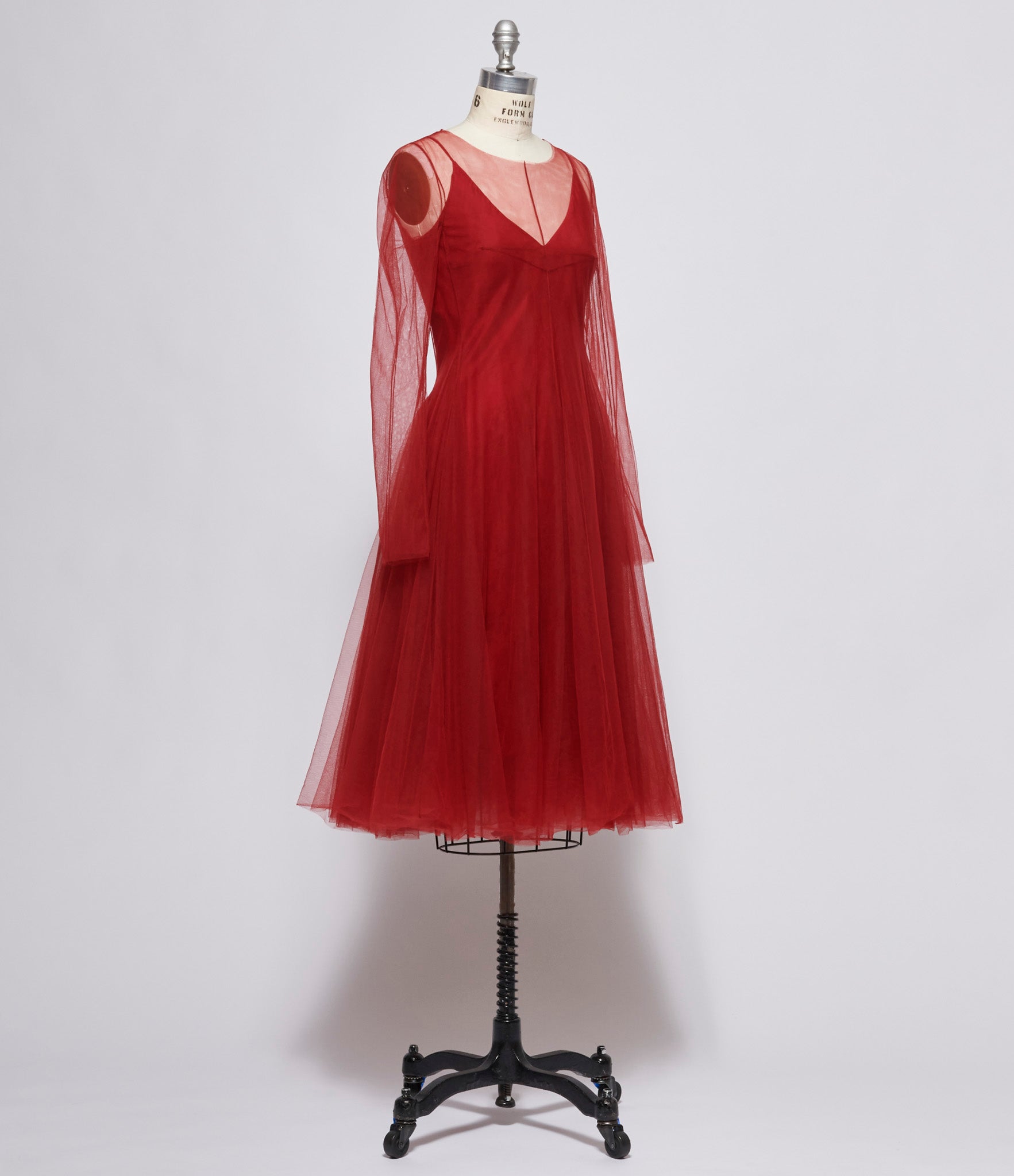 women's red tulle dress Romance Red Tulle Dress Oyemwen