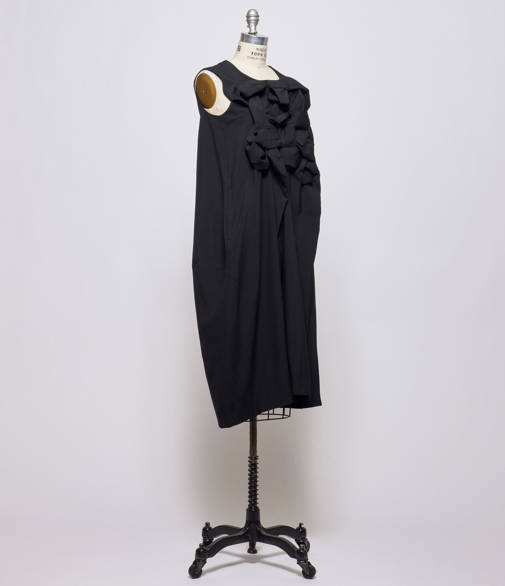 Comme Des Garcon Womens Gathered Front Dress