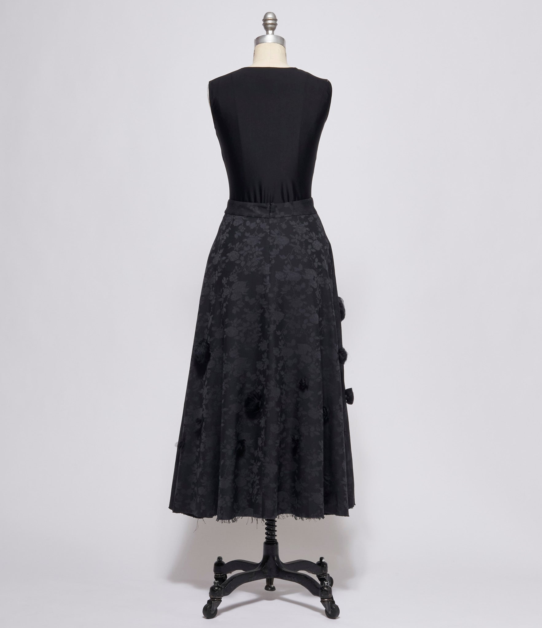 A Tentative Atelier Womens Black Gertrude Skirt