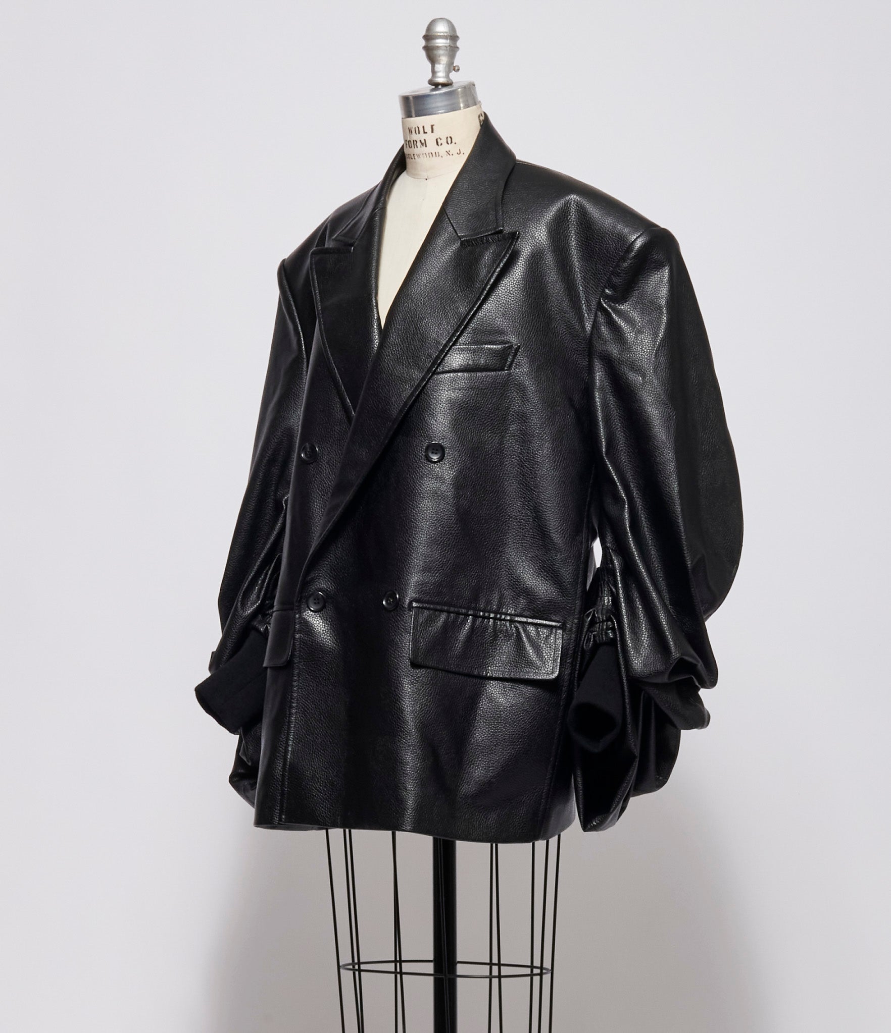 Junya Watanabe Womens Faux Leather Jacket