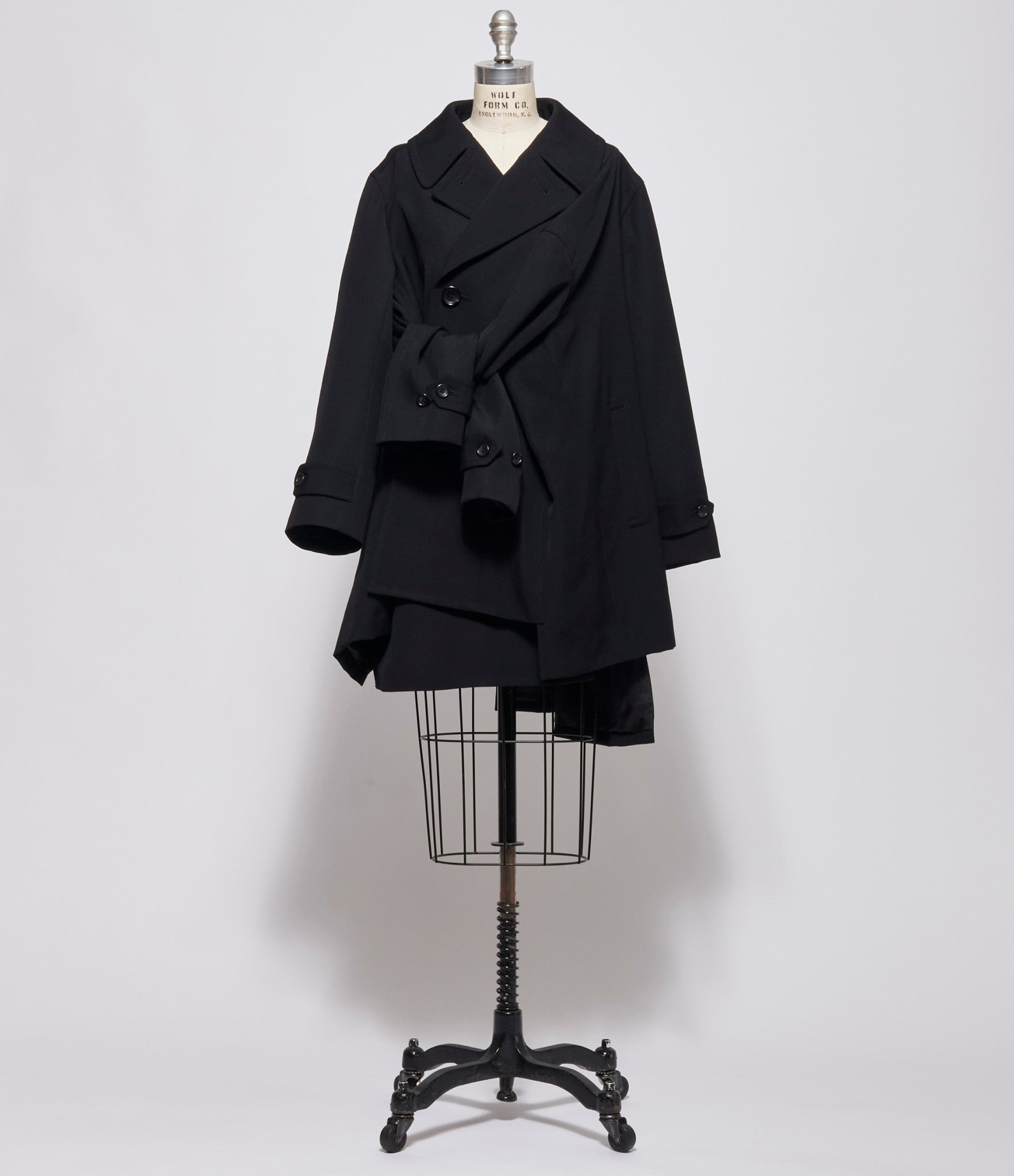 Comme Des Garcon Womens Multi Sleeve Oversized Coat