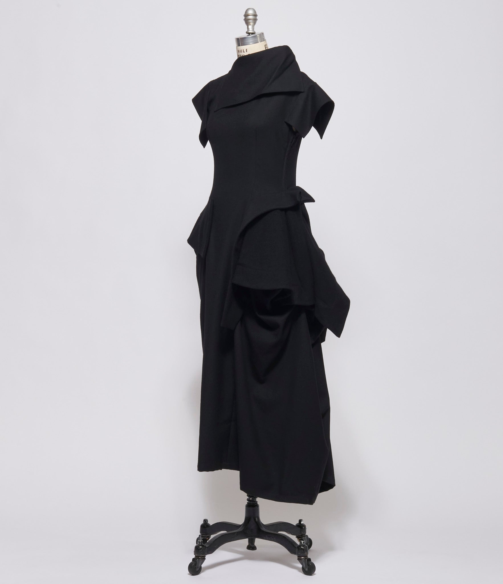 Yohji Yamamoto Womens Asymmetry Sleeveless Dress