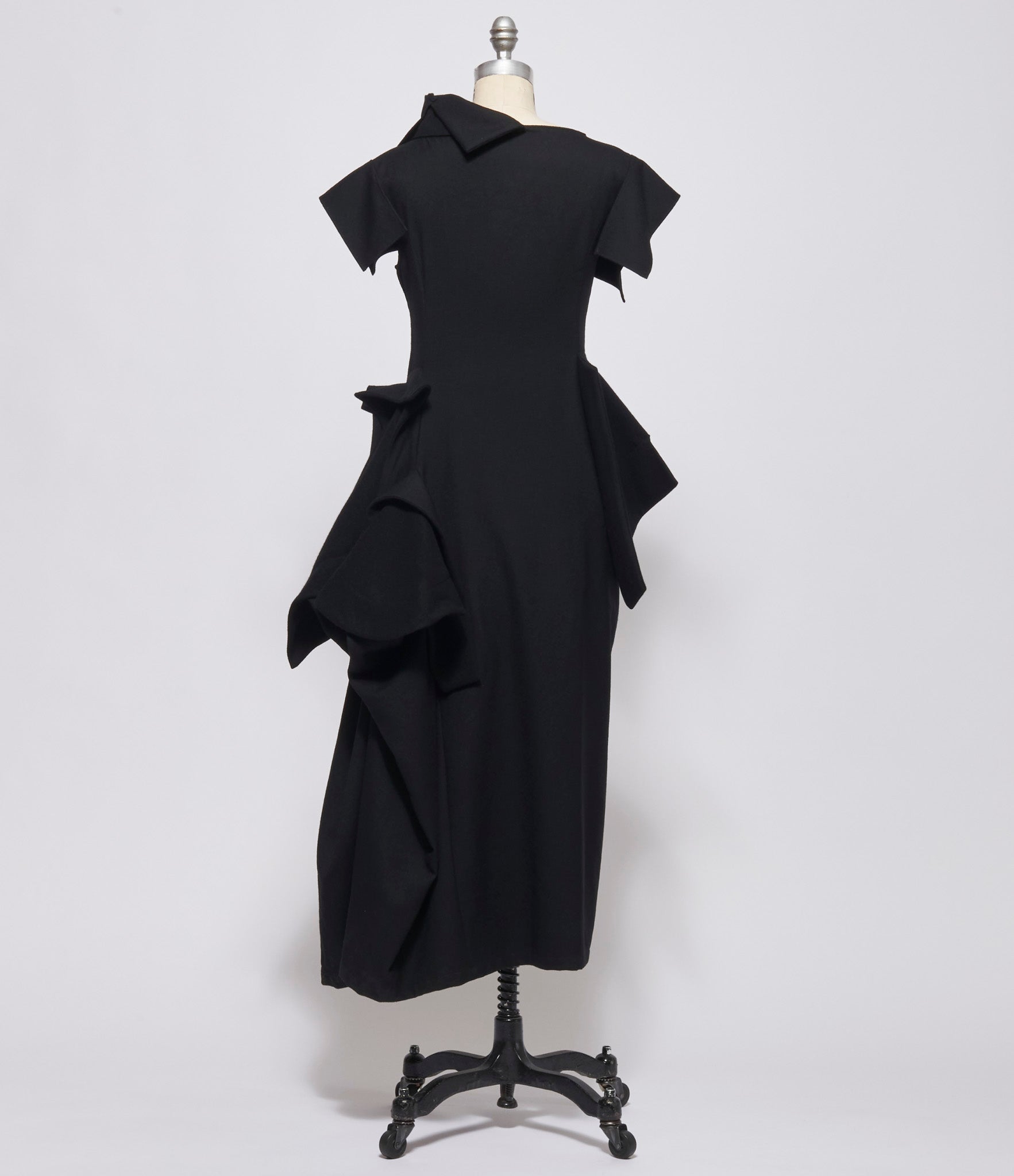 Yohji Yamamoto Womens Asymmetry Sleeveless Dress