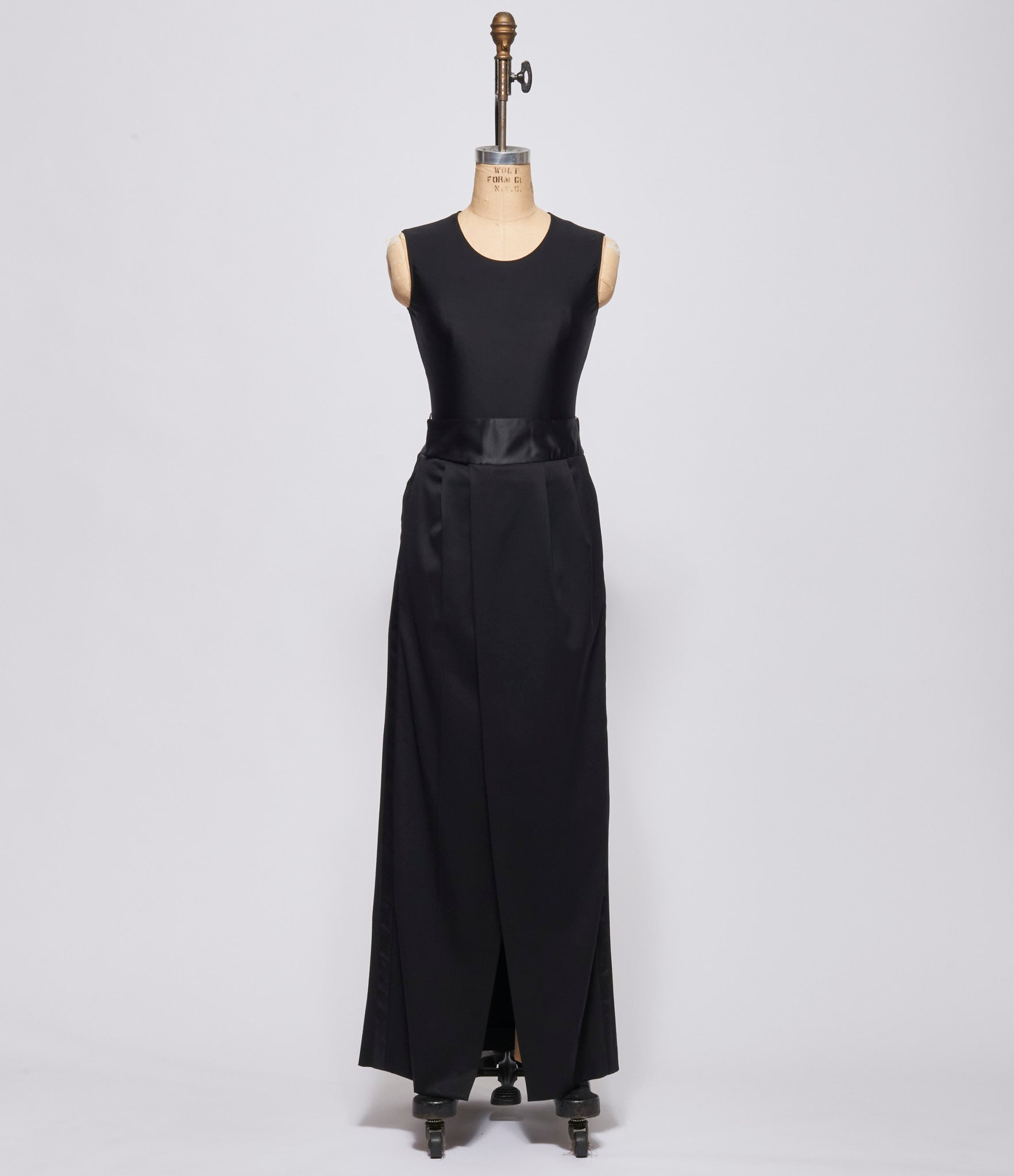 MM6 Maison Margiela Womens Long Tuxedo Skirt