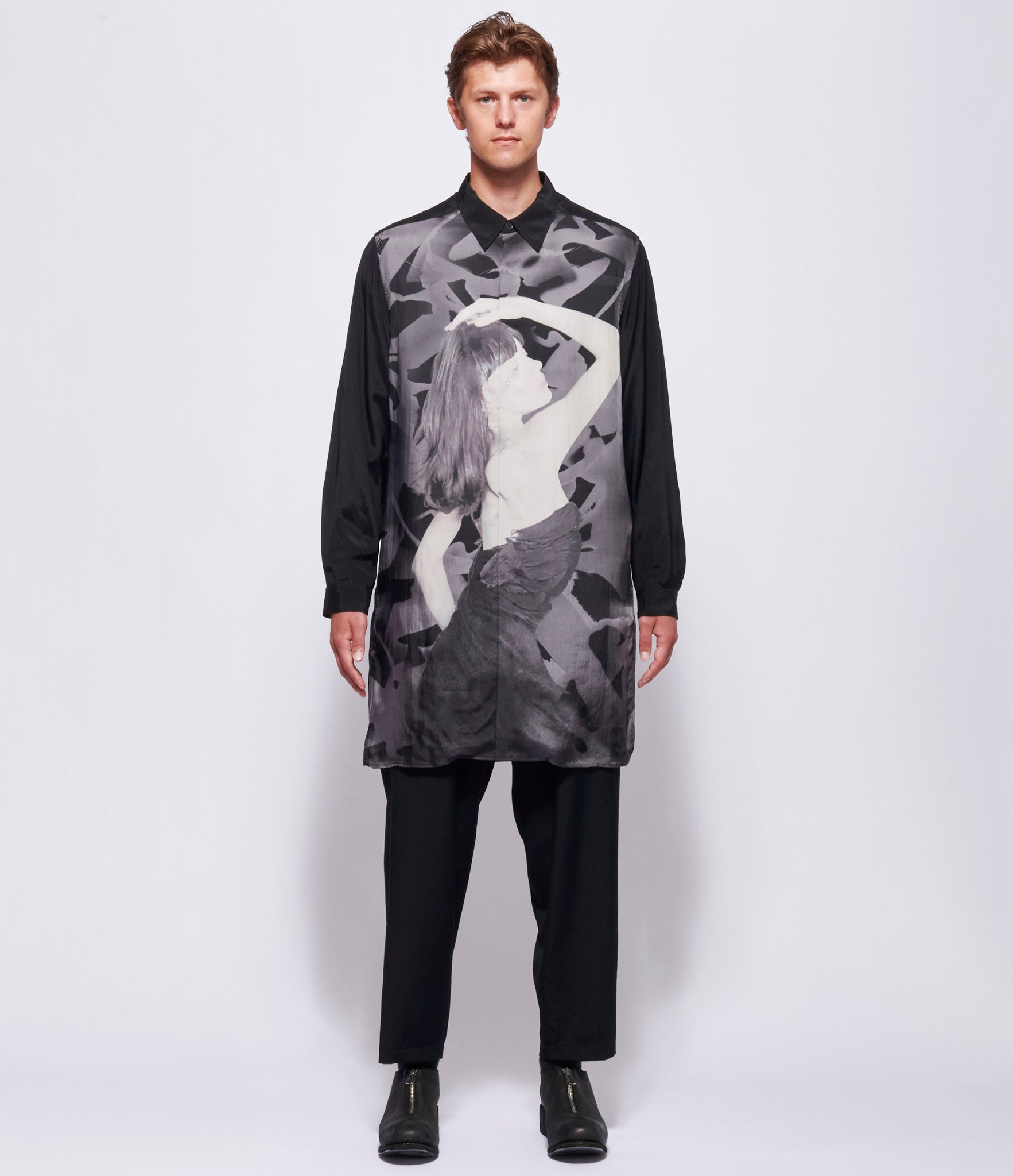 Yohji Yamamoto Pour Homme M-Rocky 222 Design Blouse