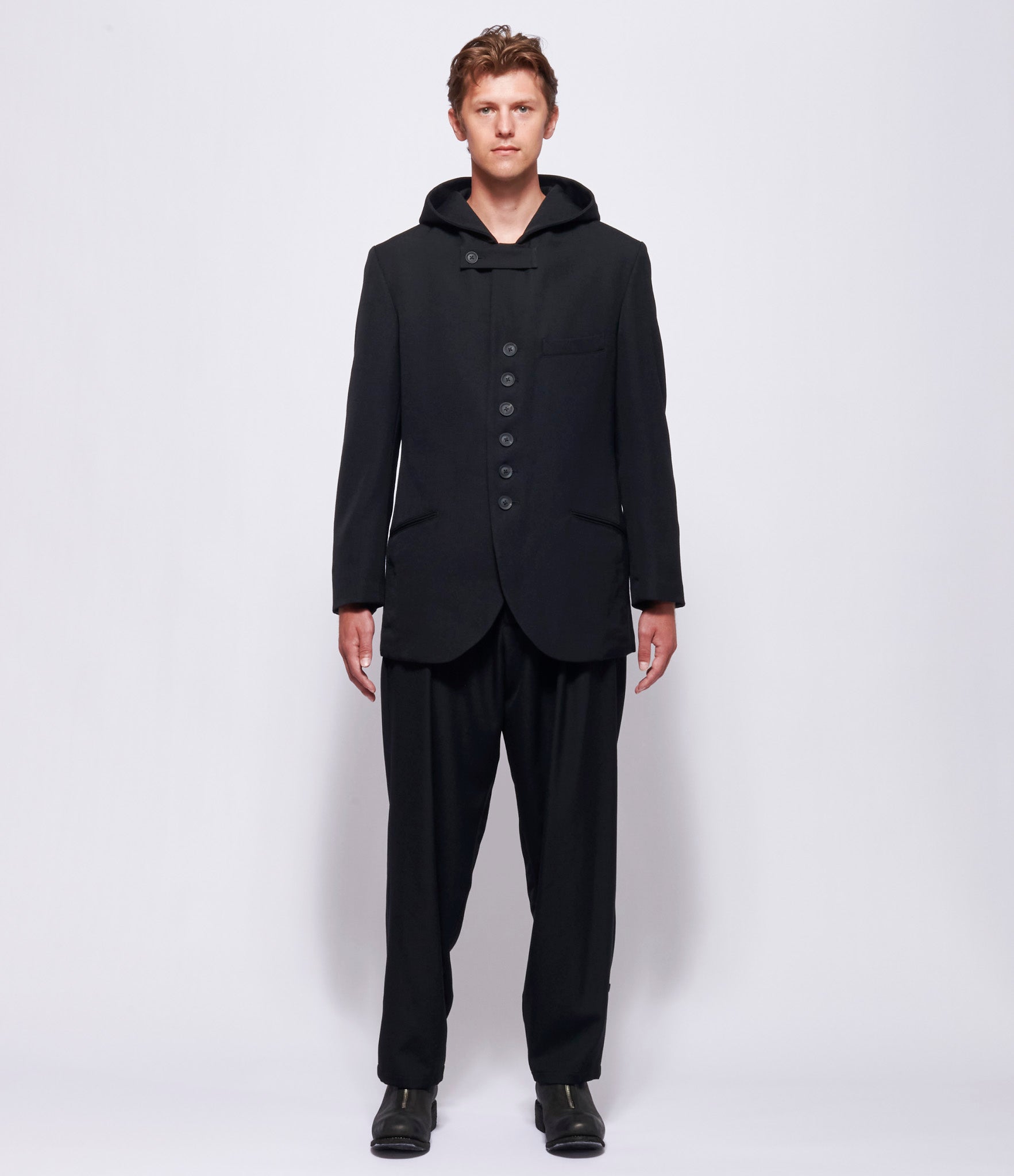 Yohji Yamamoto Pour Homme W-Hooded Jacket