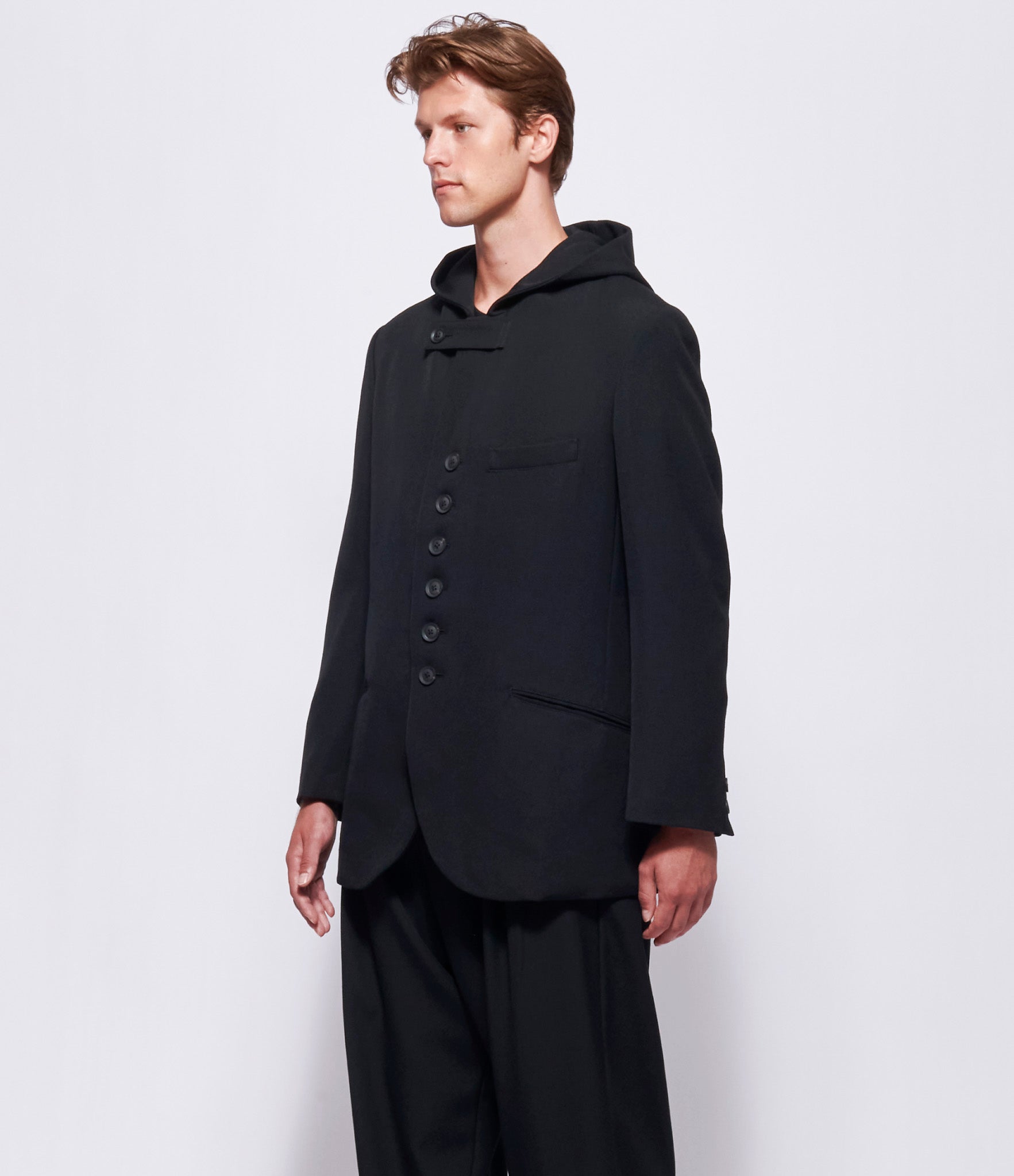 Yohji Yamamoto Pour Homme W-Hooded Jacket