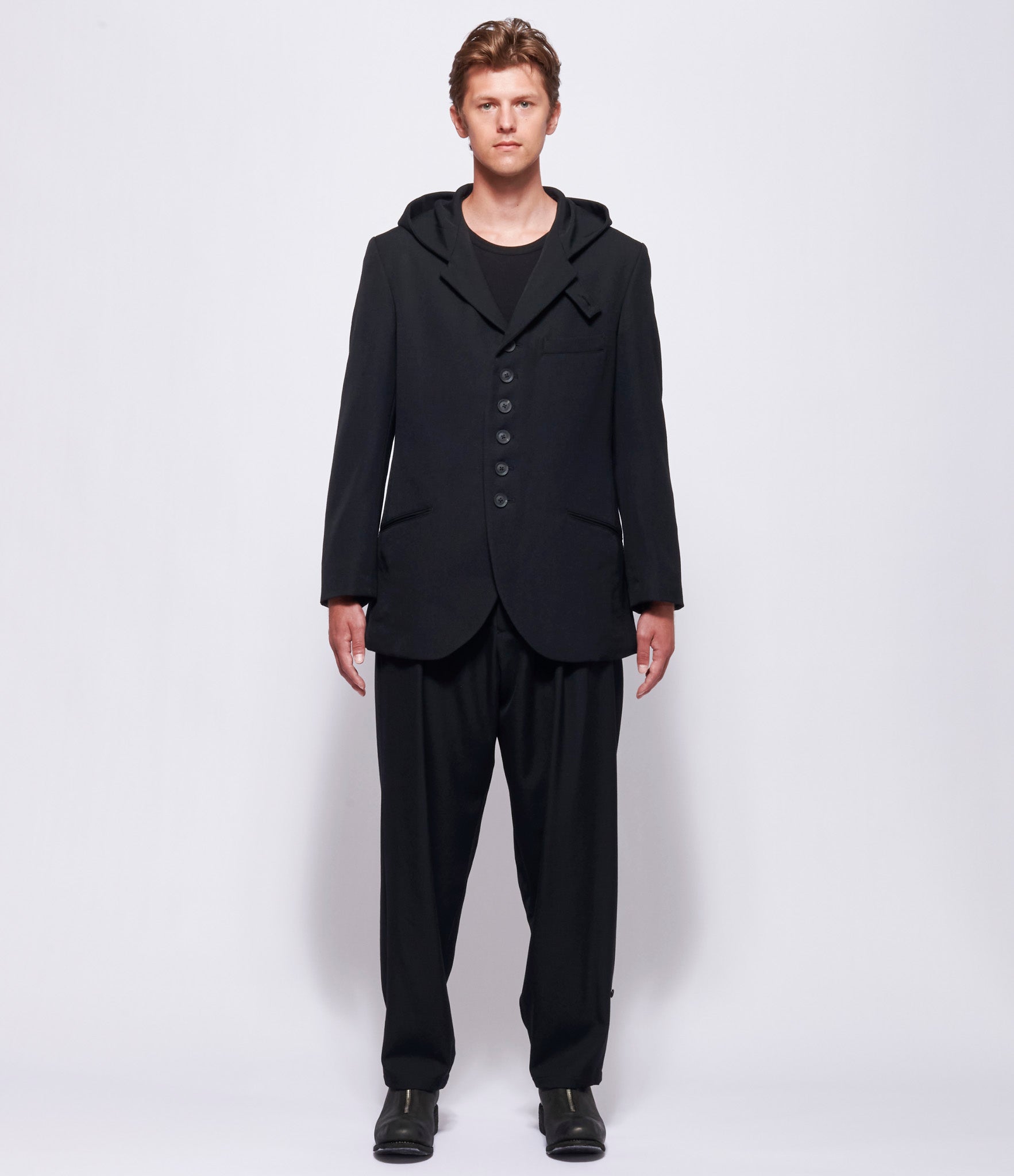 Yohji Yamamoto Pour Homme W-Hooded Jacket