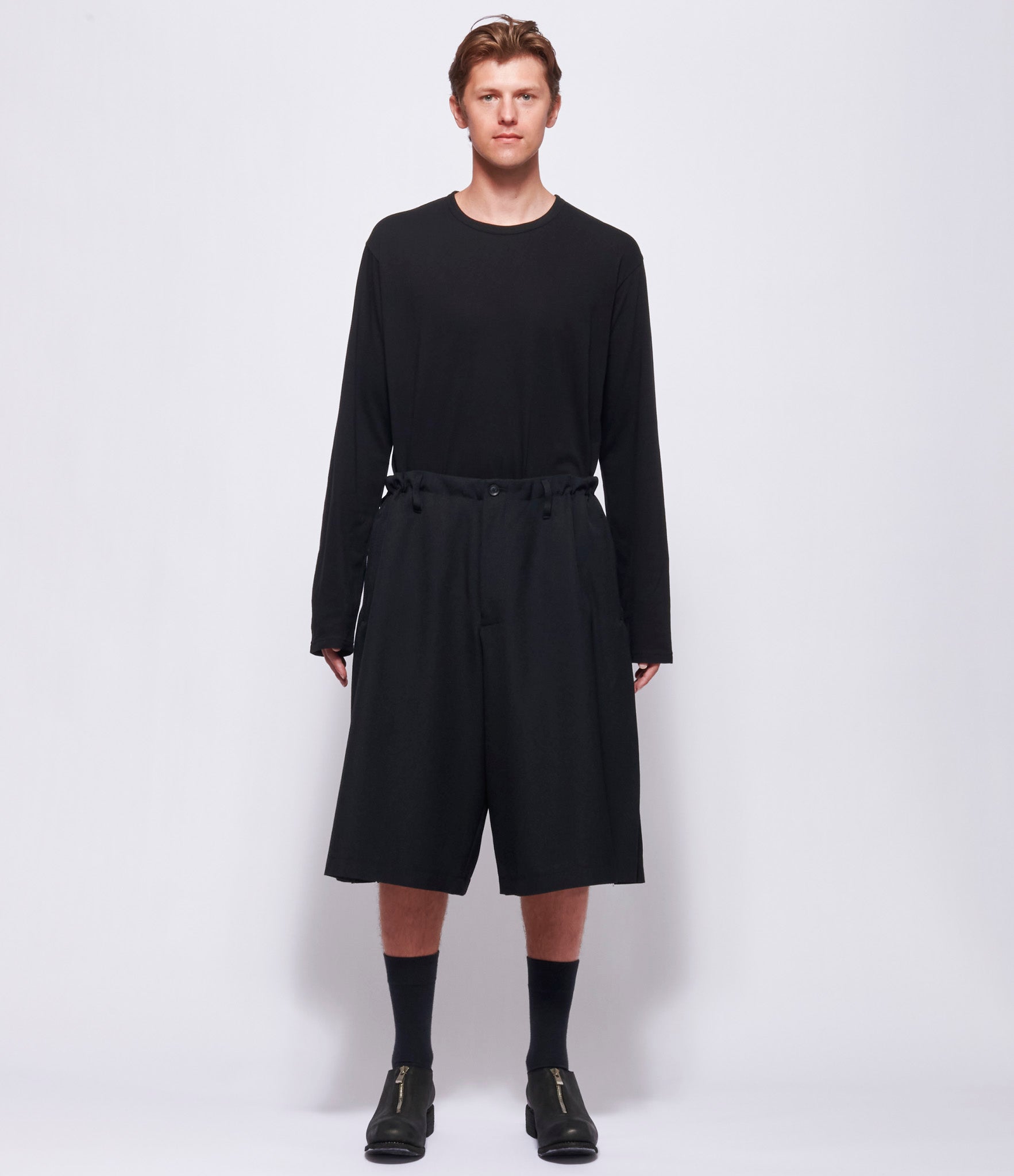 Yohji Yamamoto Pour Homme G-Pleats Half Pants