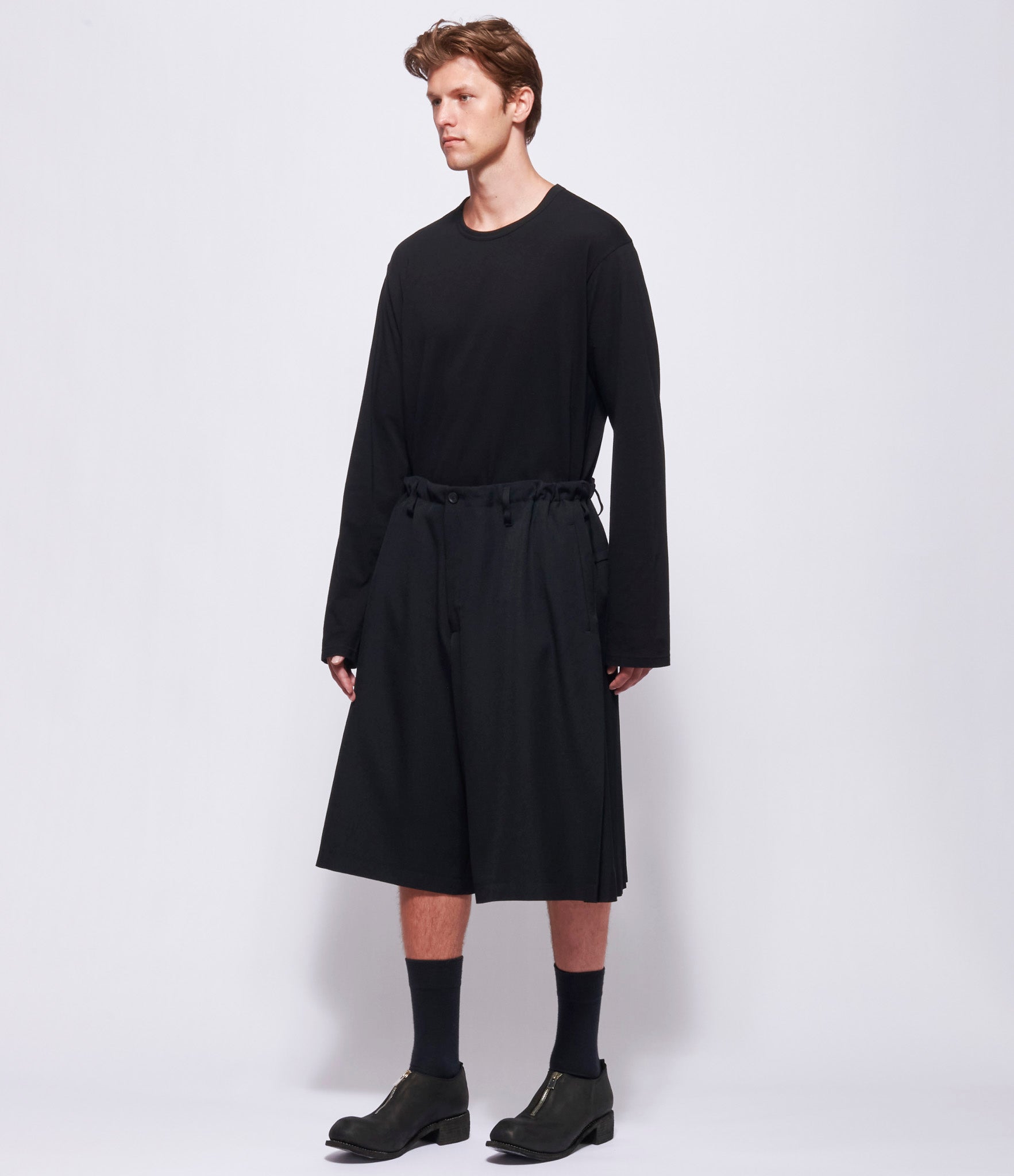 Yohji Yamamoto Pour Homme G-Pleats Half Pants