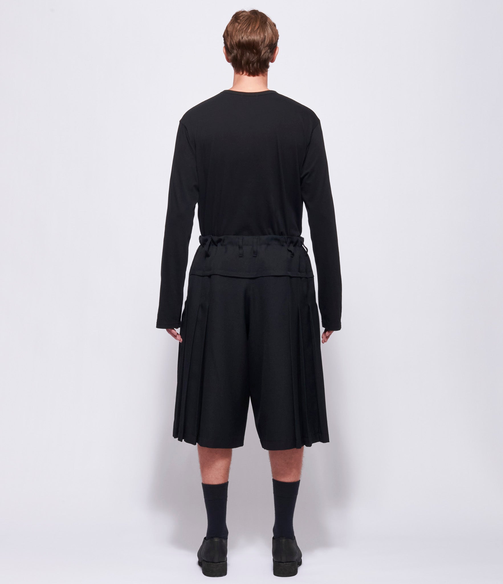 Yohji Yamamoto Pour Homme G-Pleats Half Pants