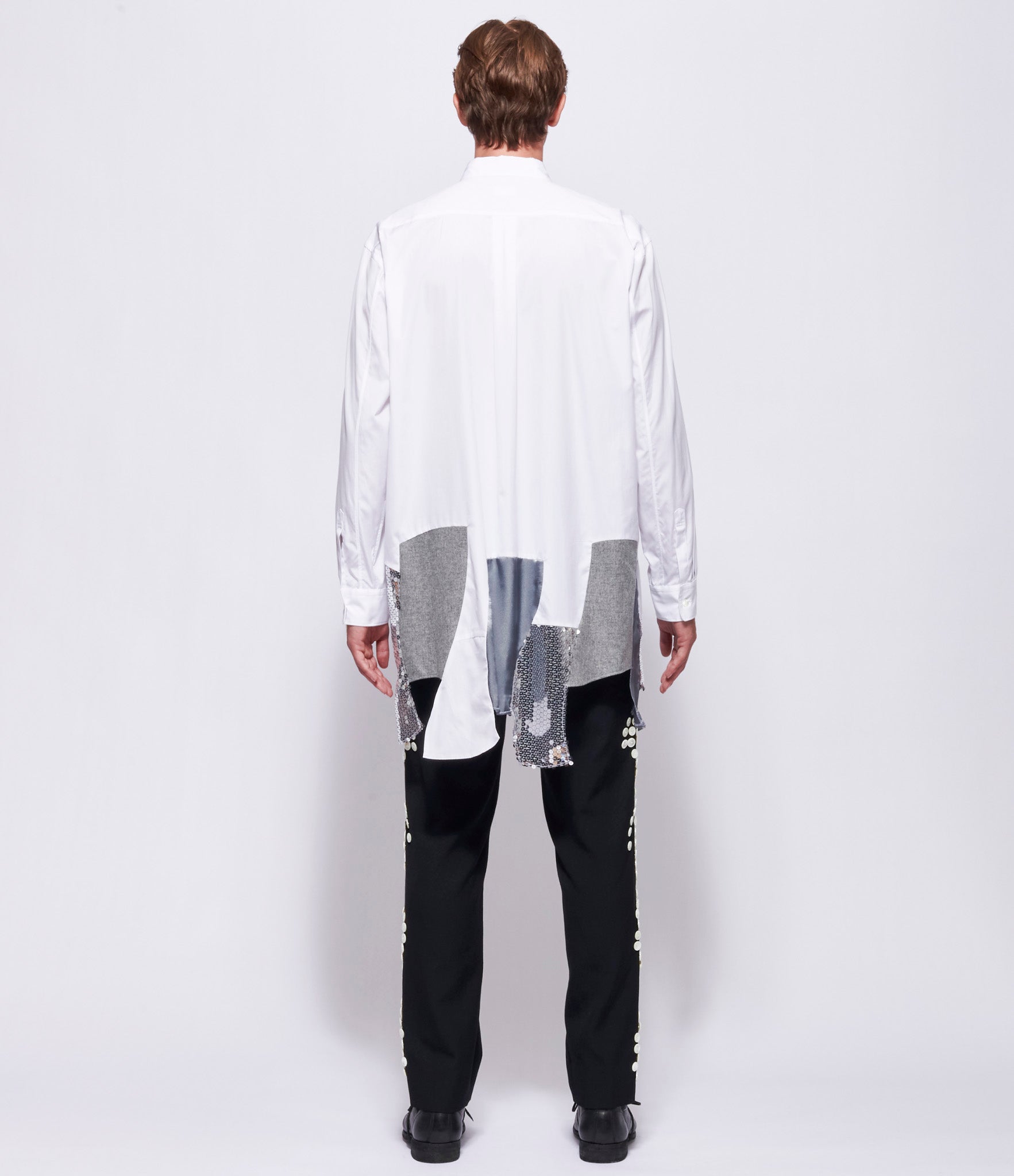 Comme Des Garcons Homme Plus Sequin Hem Shirt