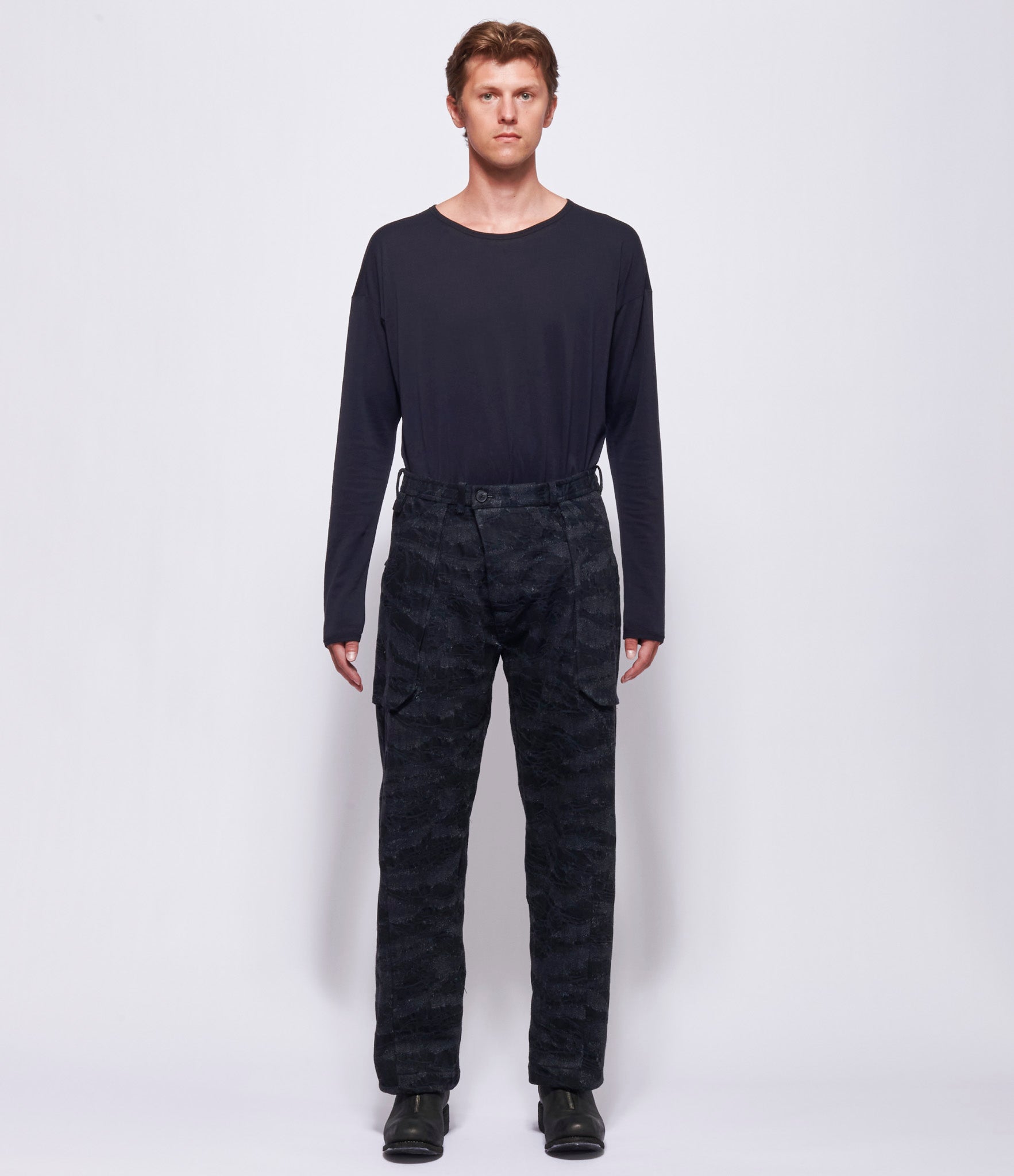 Jan Jan Van Essche Mens Black Trousers #82