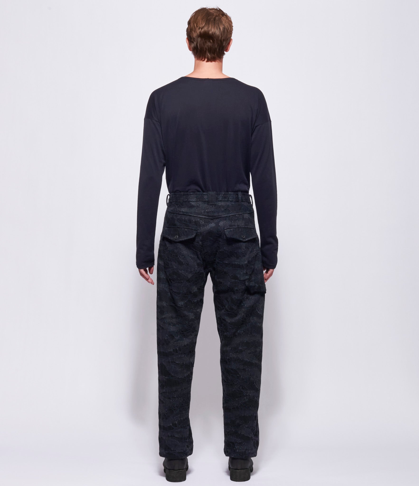 Jan Jan Van Essche Mens Black Trousers #82