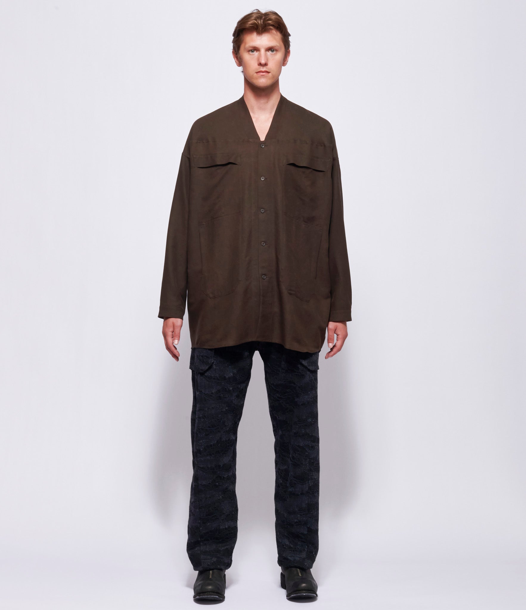 Jan Jan Van Essche Mens Amami Mud Shirt #103