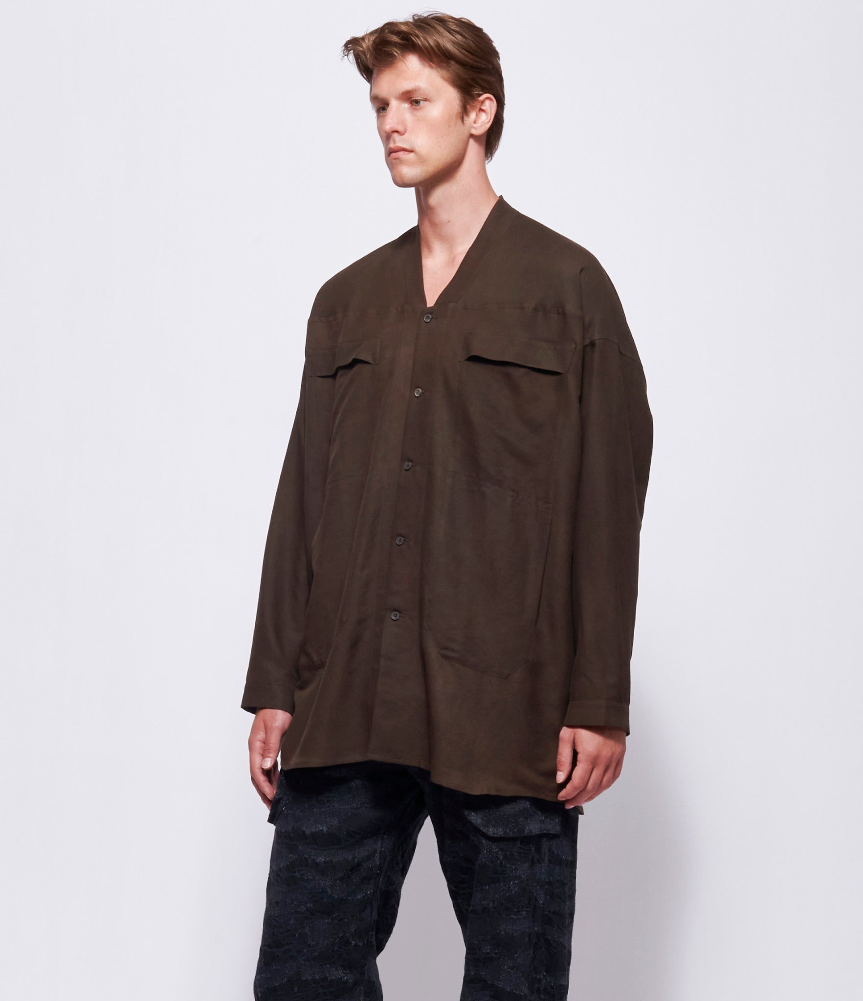 Jan Jan Van Essche Mens Amami Mud Shirt #103