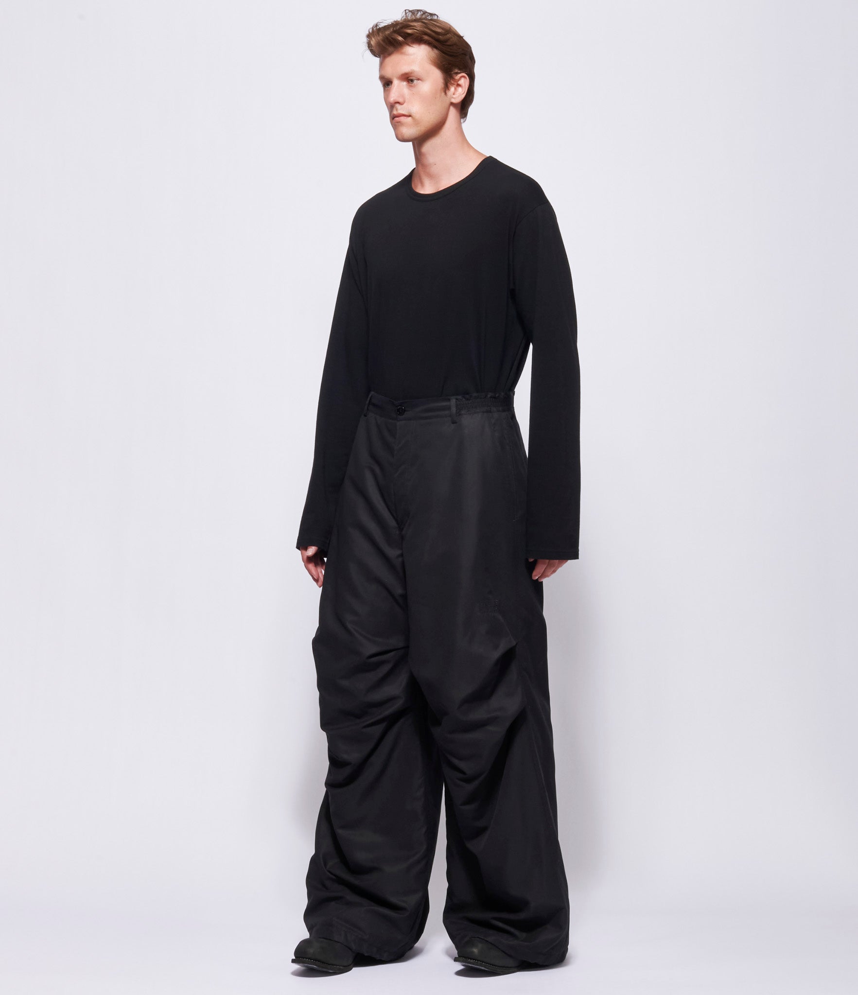 MM6 Maison Margiela Mens Pleated Knee Pants