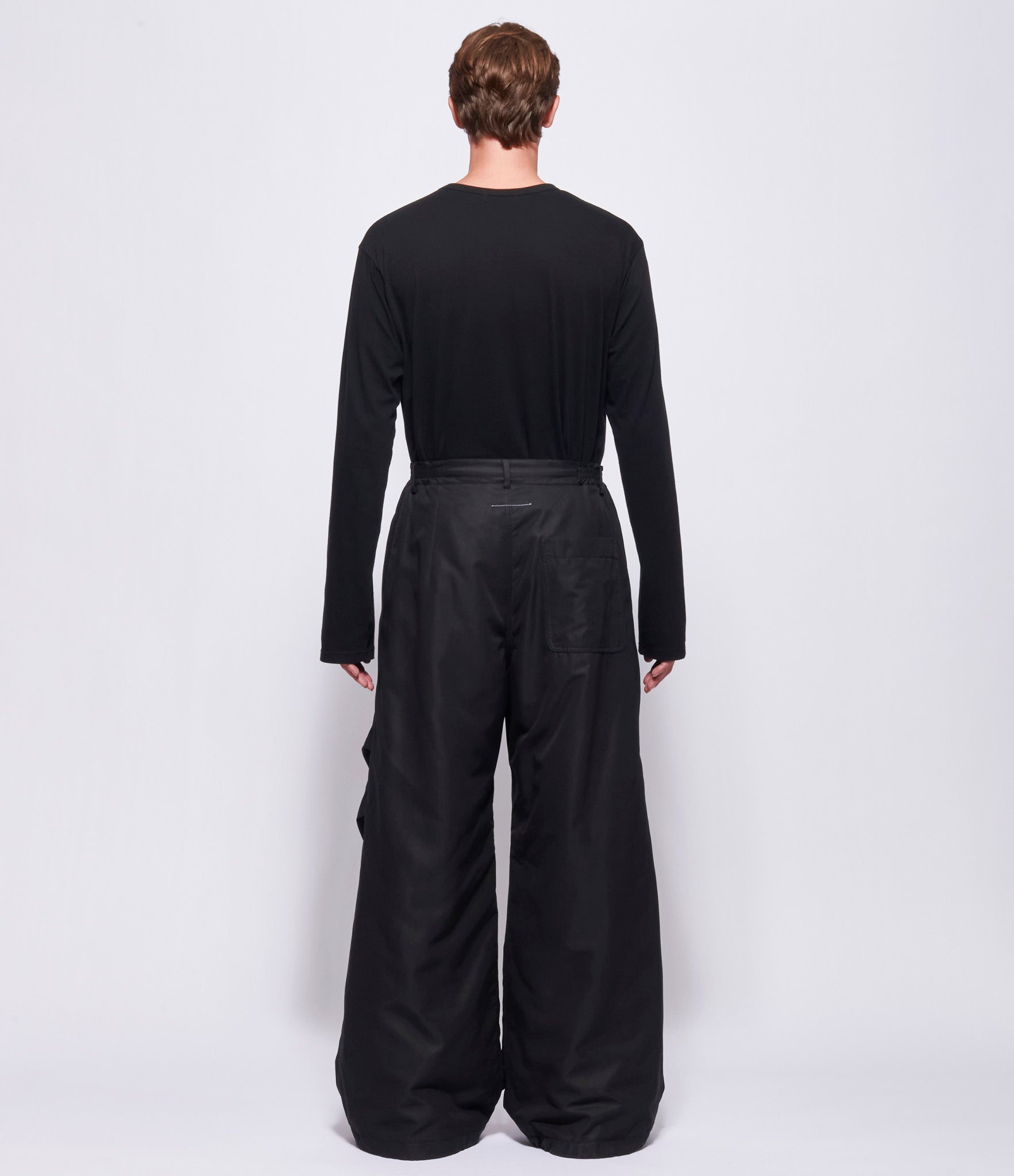 MM6 Maison Margiela Mens Pleated Knee Pants