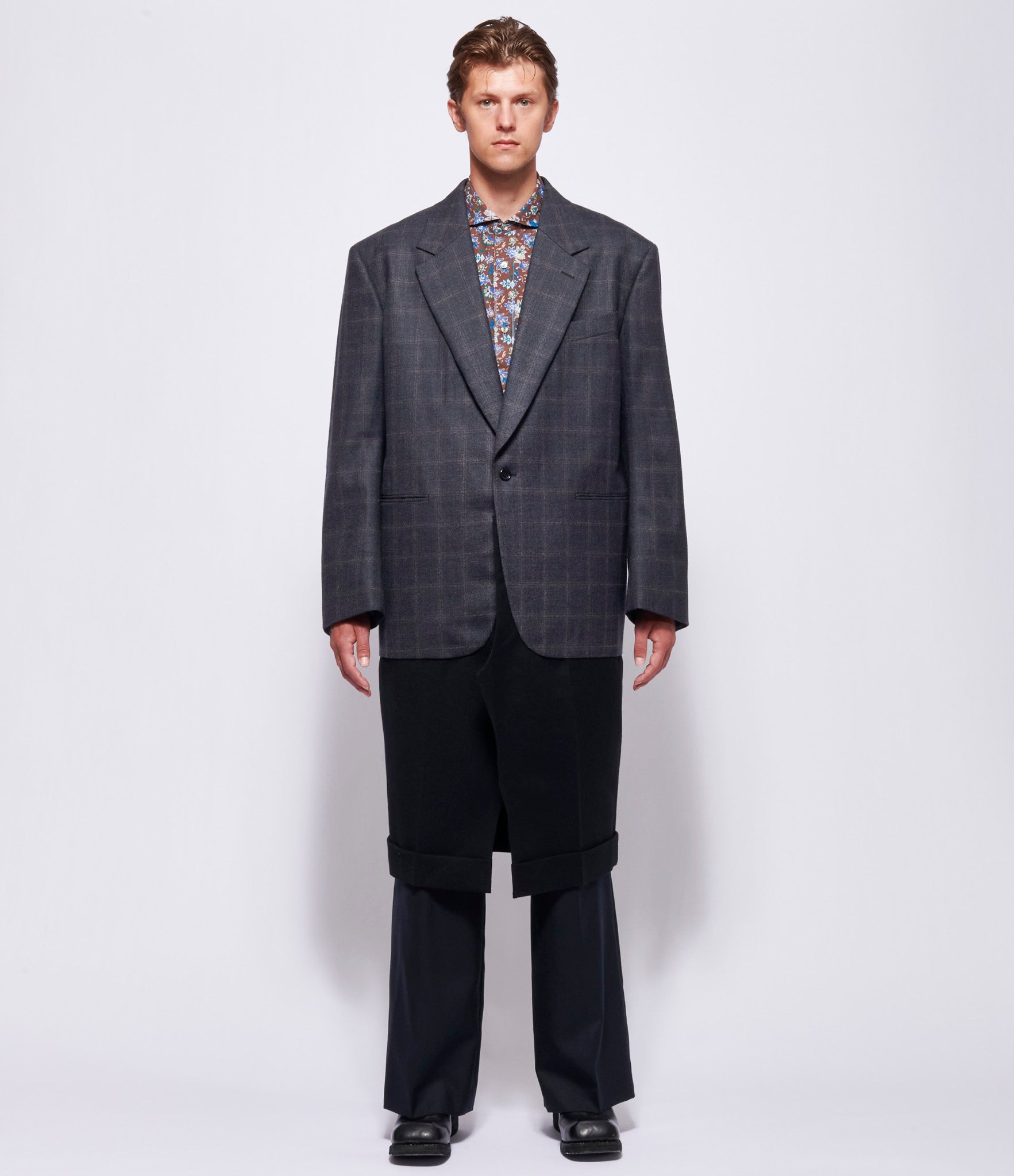 Junya Watanabe Man Plaid Suit Coat