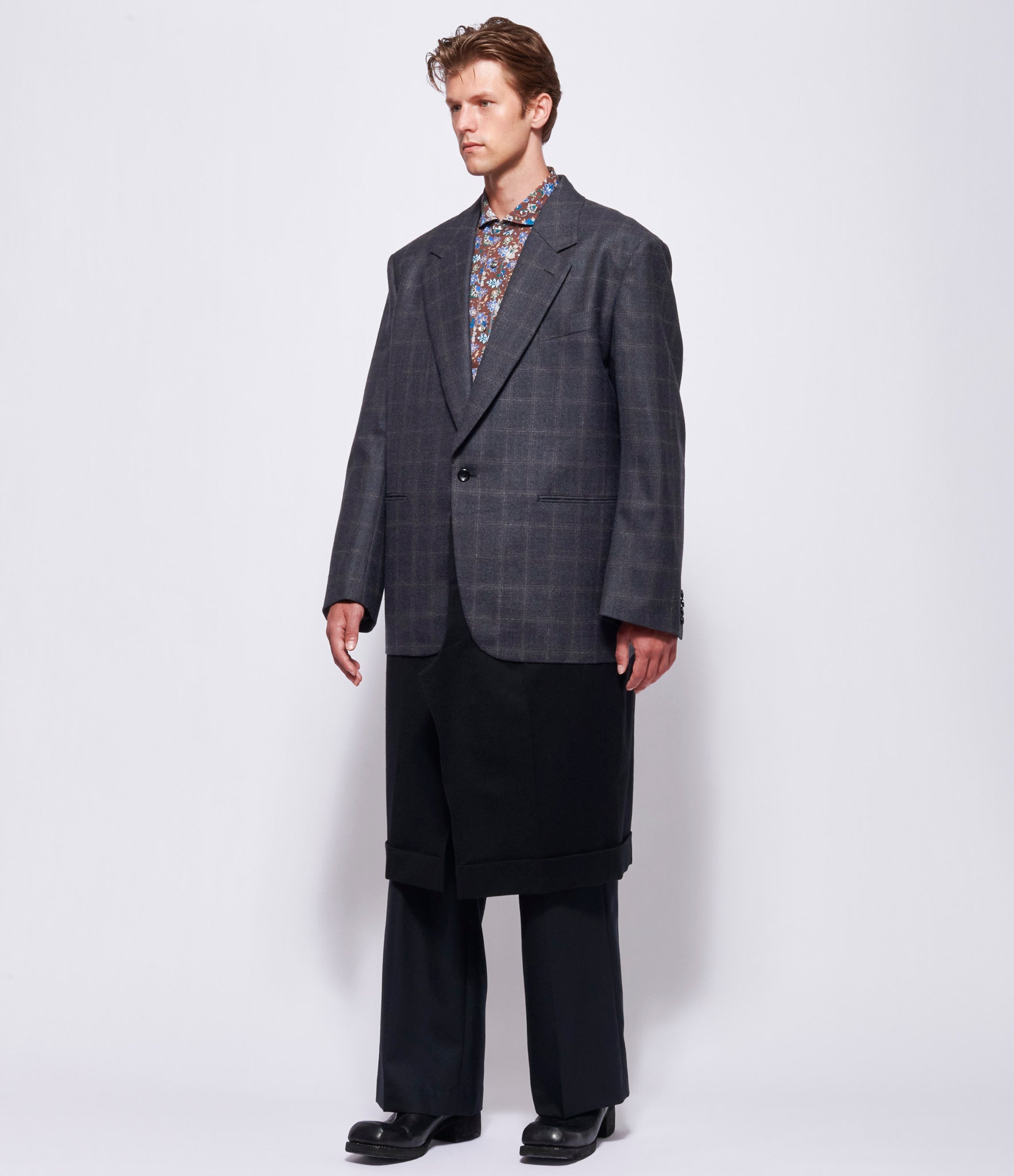 Junya Watanabe Man Plaid Suit Coat