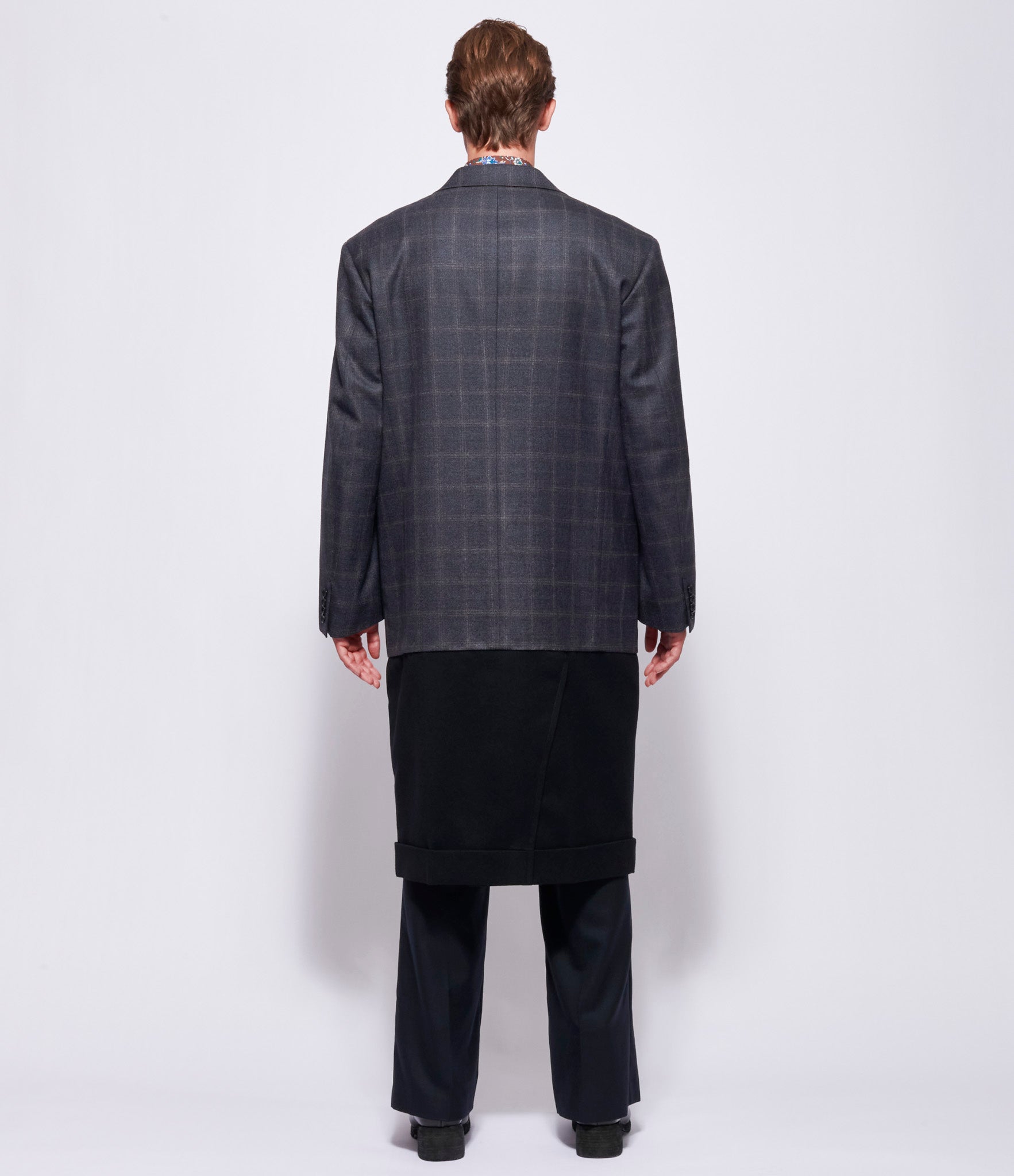 Junya Watanabe Man Plaid Suit Coat