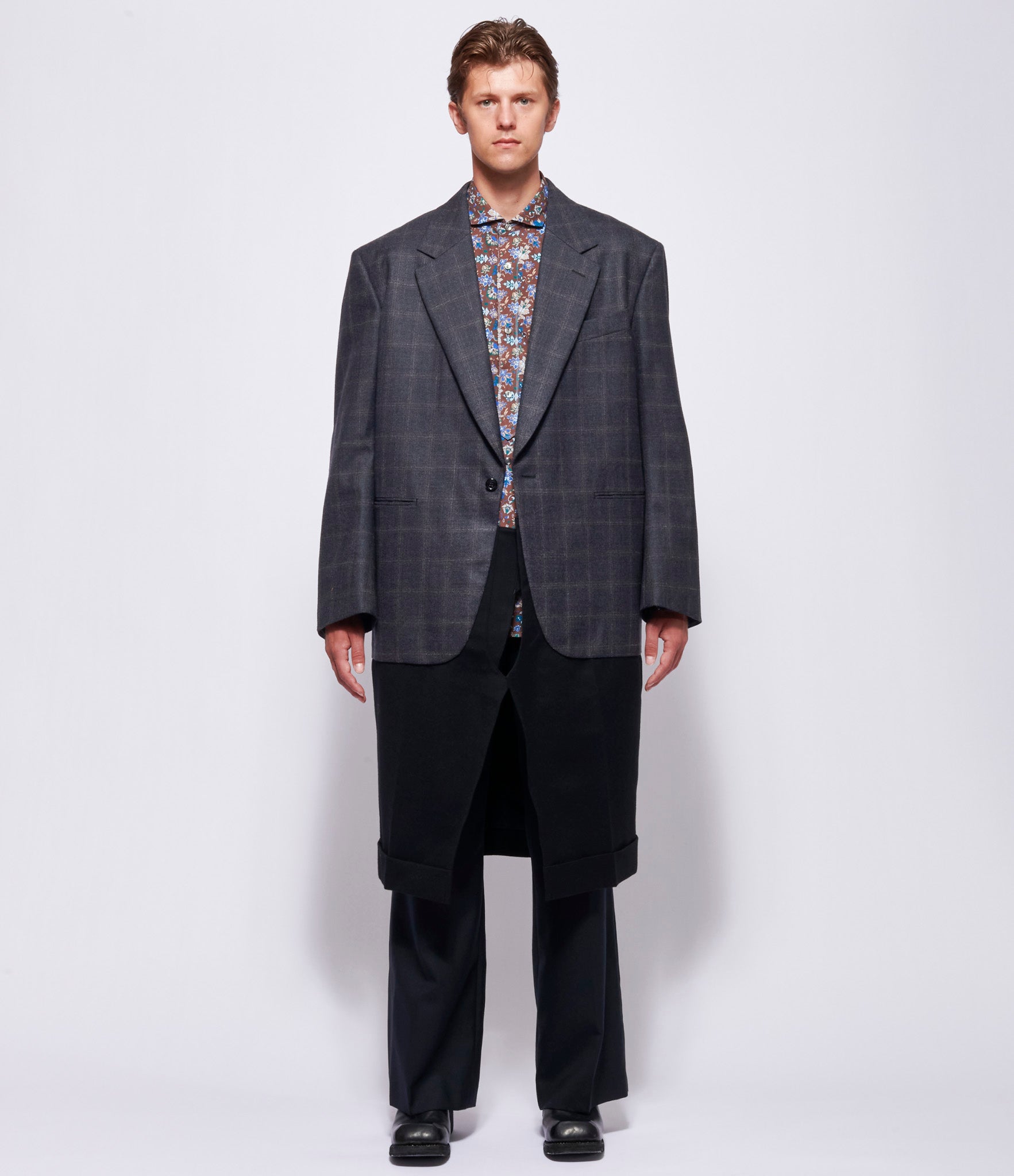 Junya Watanabe Man Plaid Suit Coat