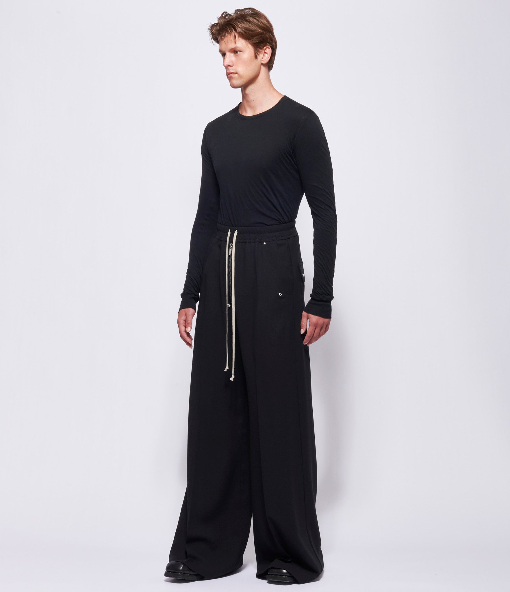 Rick Owens Mens Wide Bela Pants