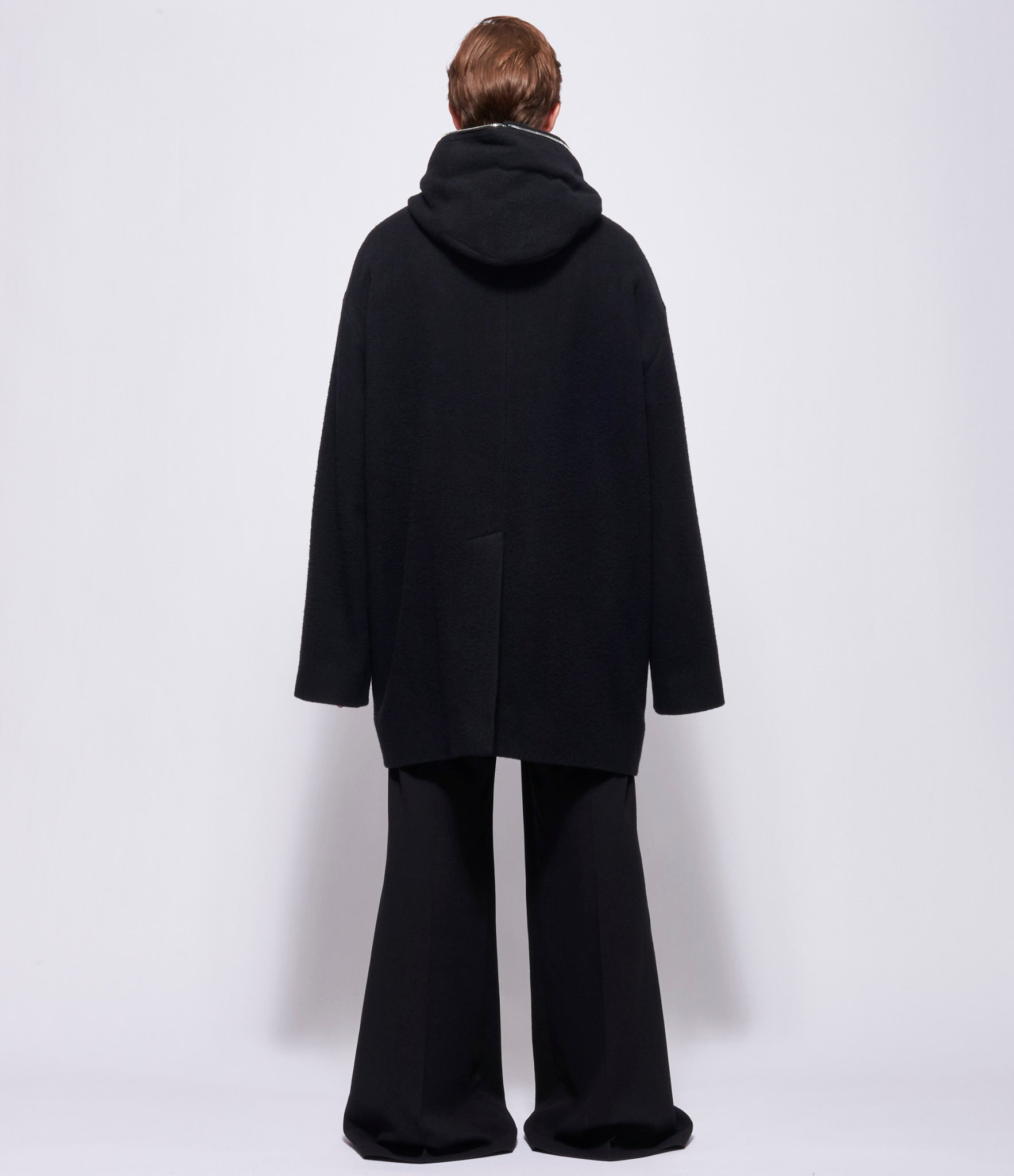 Rick Owens Mens Hooded Gimp Robe