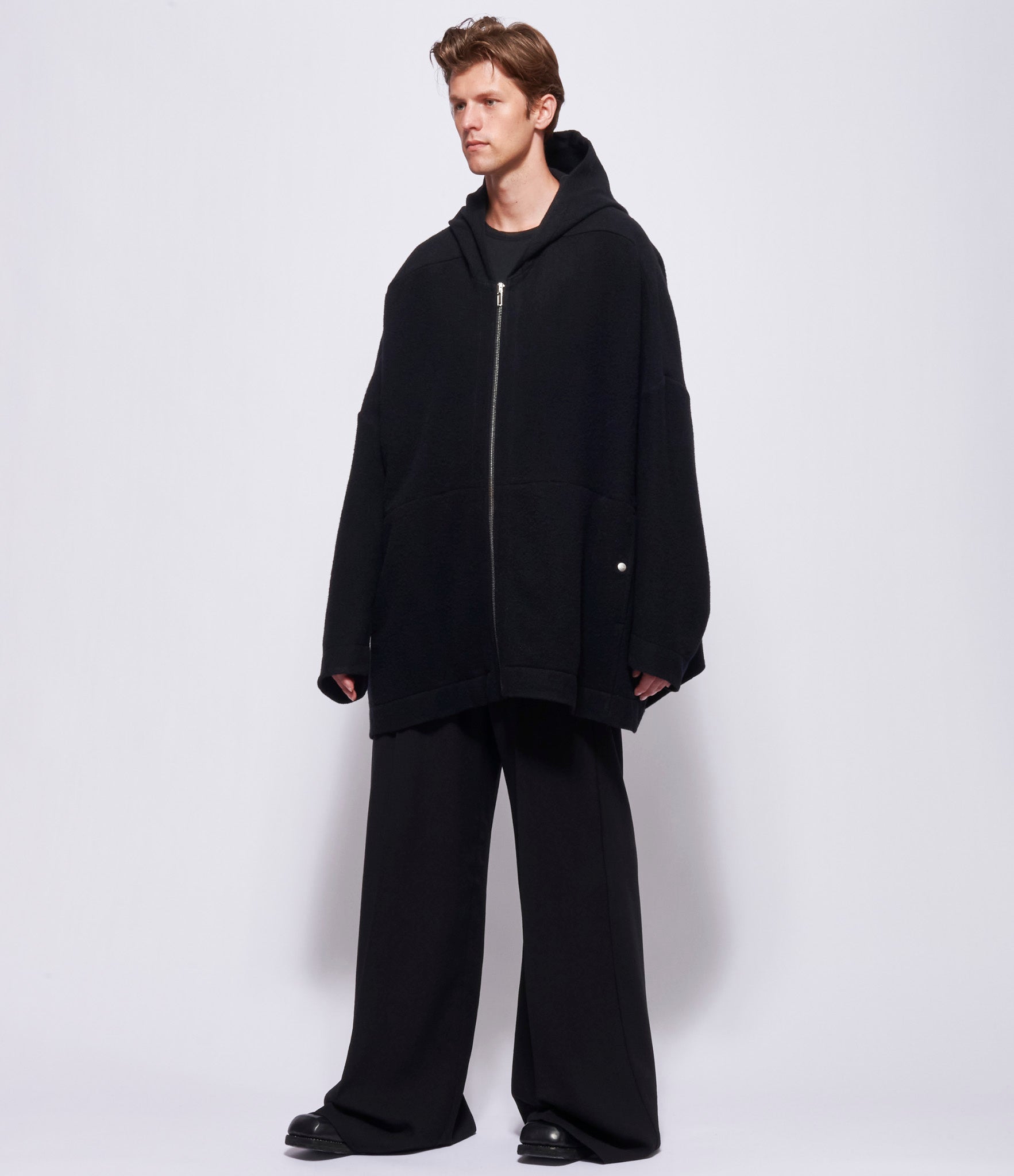 Rick Owens Mens Jumbo Hooded Peter