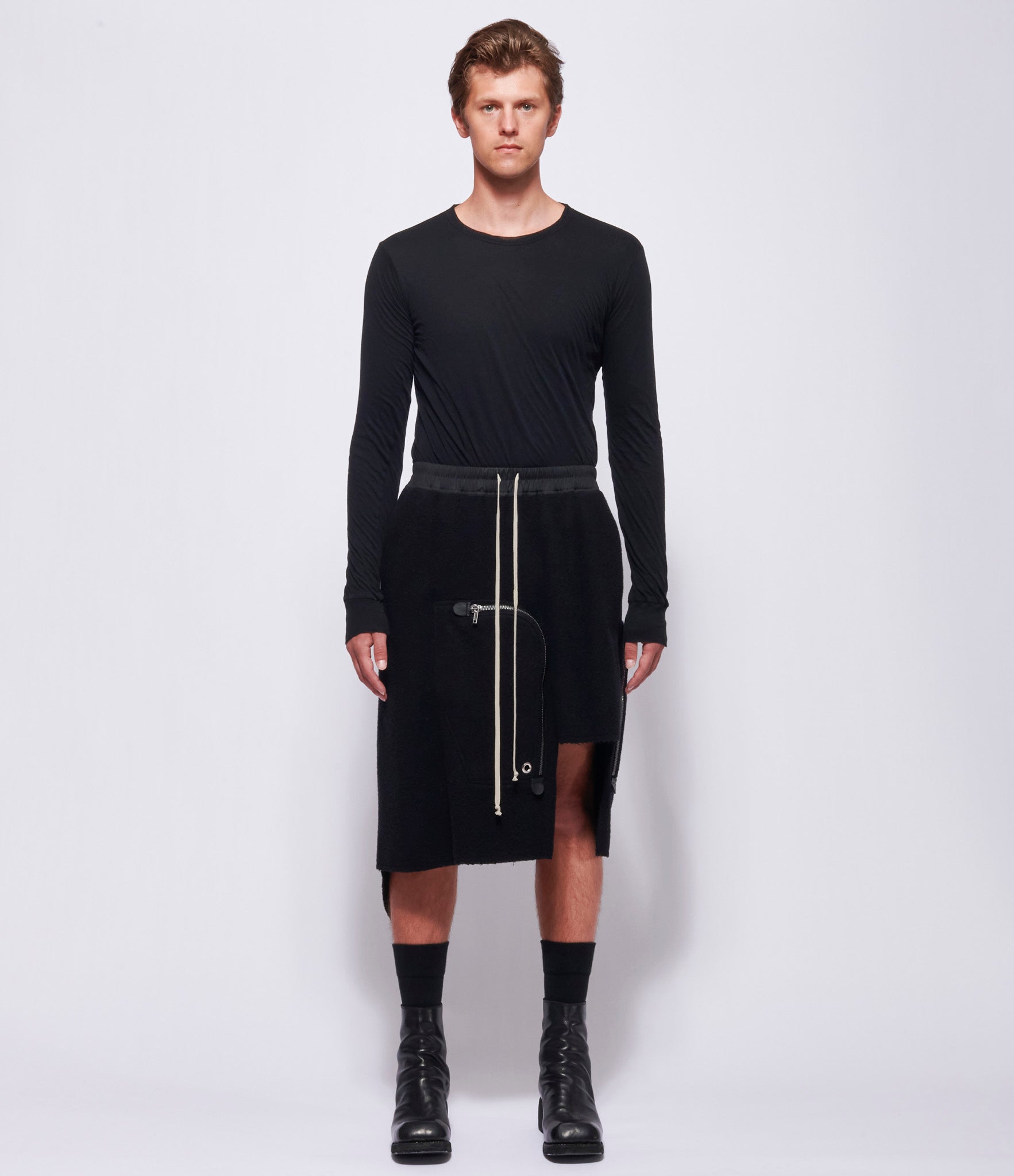 Rick Owens Mens Dracca Skirt